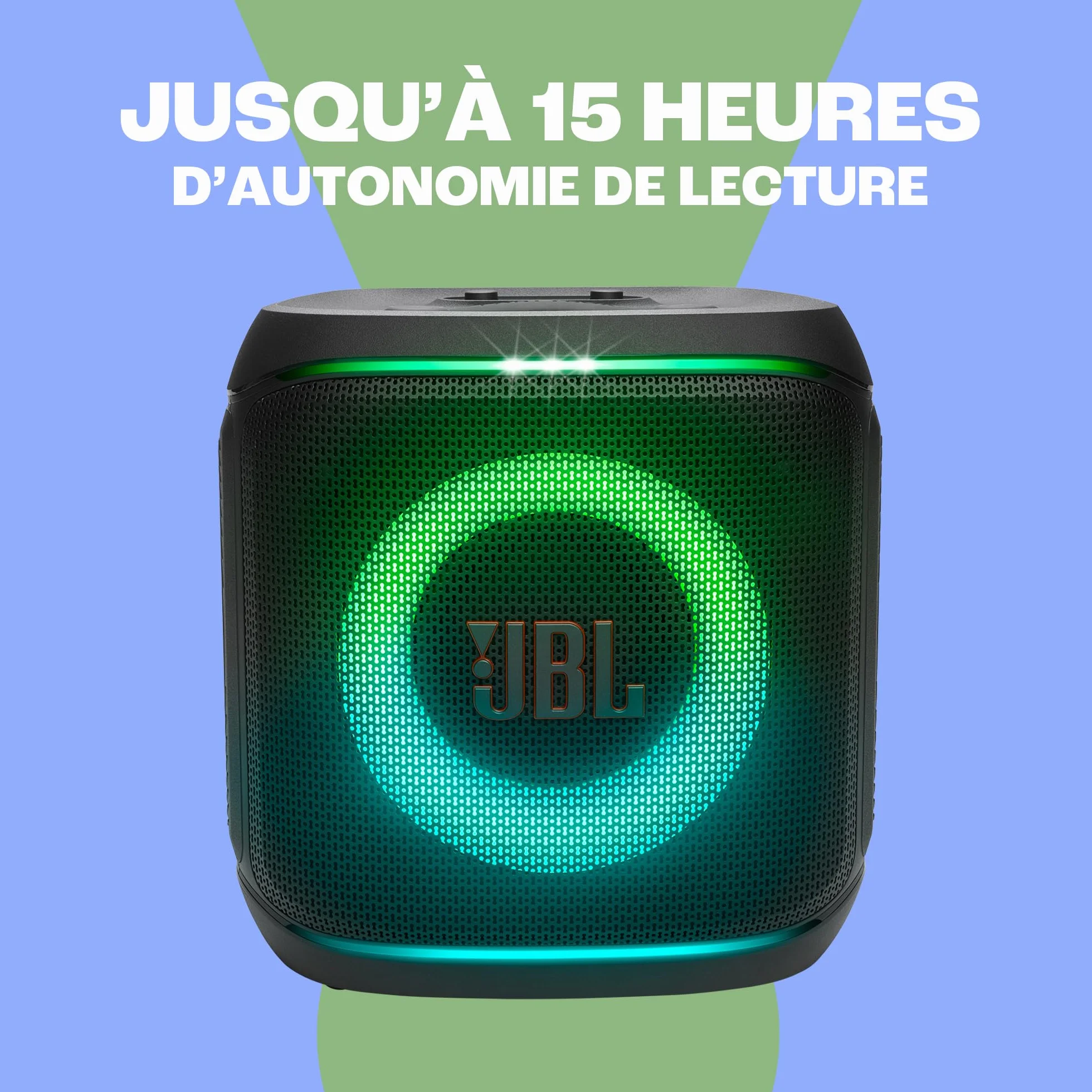 JBL Partybox Encore 2, Enceinte Bluetooth sans fil, 15 h autonomie, IPX4, Son JBL Pro, noir