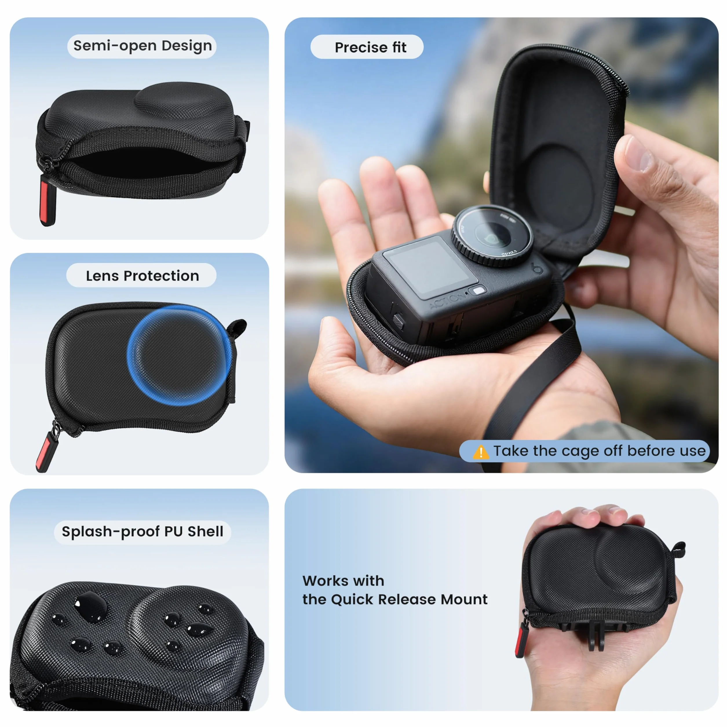 STARTRC PHOTO Mini Sac de Rangement Portable pour DJI Osmo Action 6