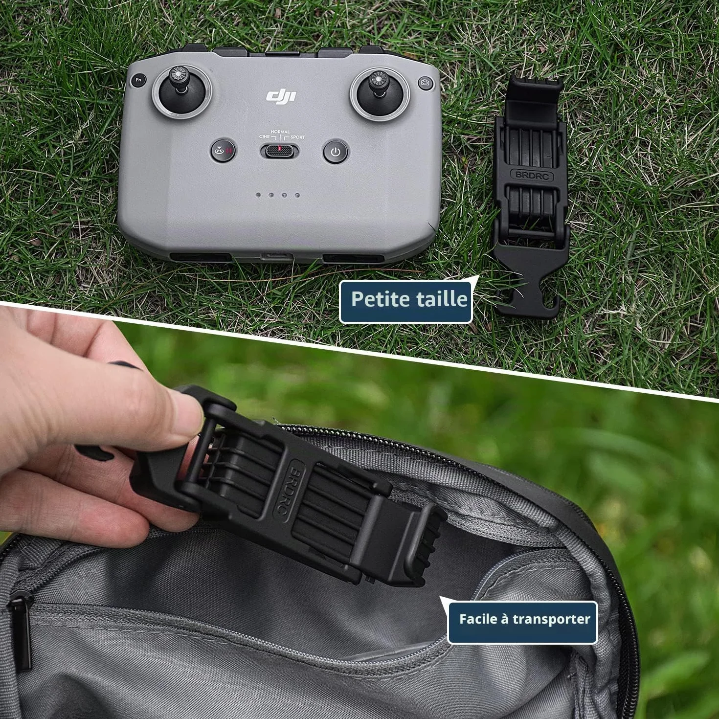 HeiyRC Support de Tablette pour Drone DJI Air 3S/Neo/Mini 4K/Mini 3/3 Pro, Mini 2/2 SE, Mini 4 Pro/Mavic 3, Mavic Air 2/2S, télécommande réglable pour iPad Mini/Air