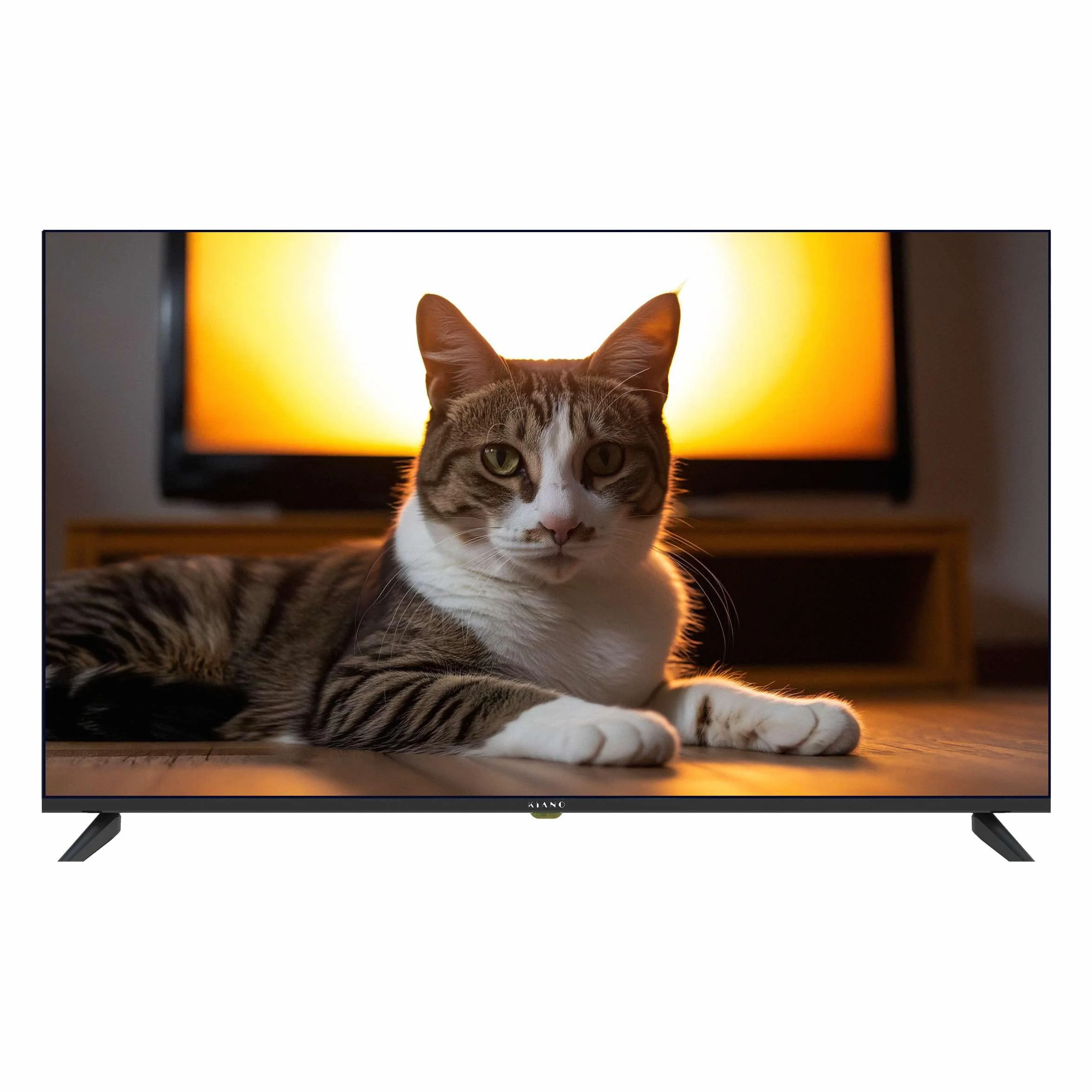 KIANO Elegance 50” Smart TV 4K UHD – VIDAA OS, D-LED, HDR, Dolby Digital Plus, Wi-FI, HDMI/USB, Triple Tuner DVB-T2/S2/C, PVR USB, Design sans Bordures