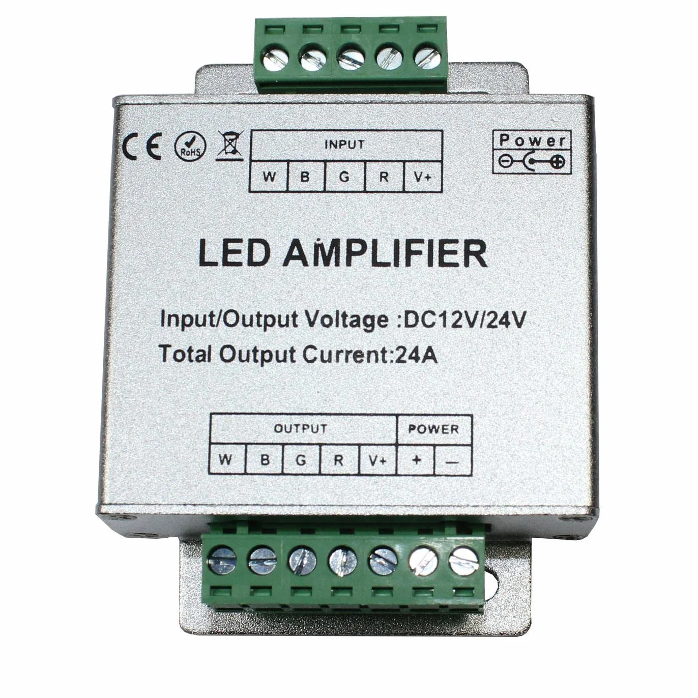RGBW LED Amplificateur de signal 12-24V 576W 5-Pin