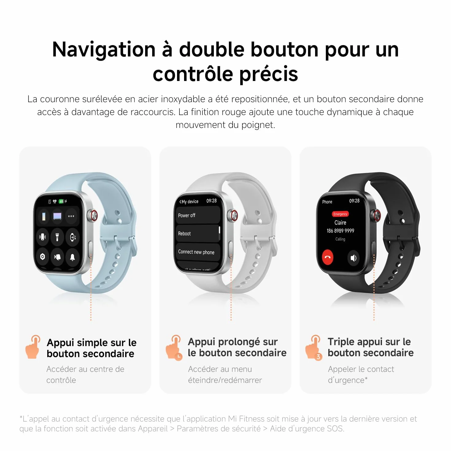 XIAOMI Redmi Watch 6 Montre Connectée Homme Femme AMOLED 2.07" Suivi Sport Fitness 150+ Modes Sport Autonomie 24 Jours 5ATM GPS Noir