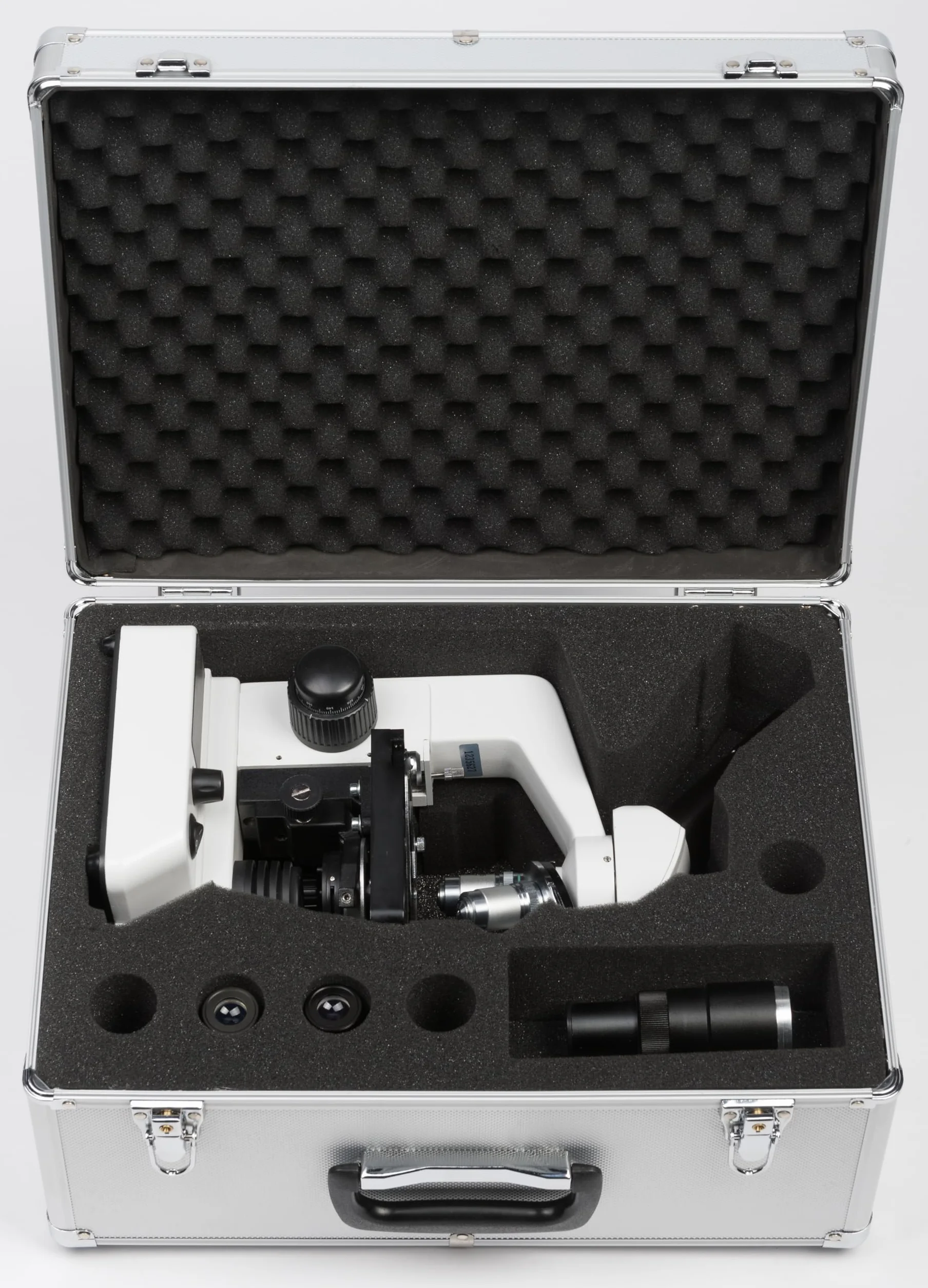 Bresser Erudit DLX Researcher Mallette de Transport pour Microscope Argent