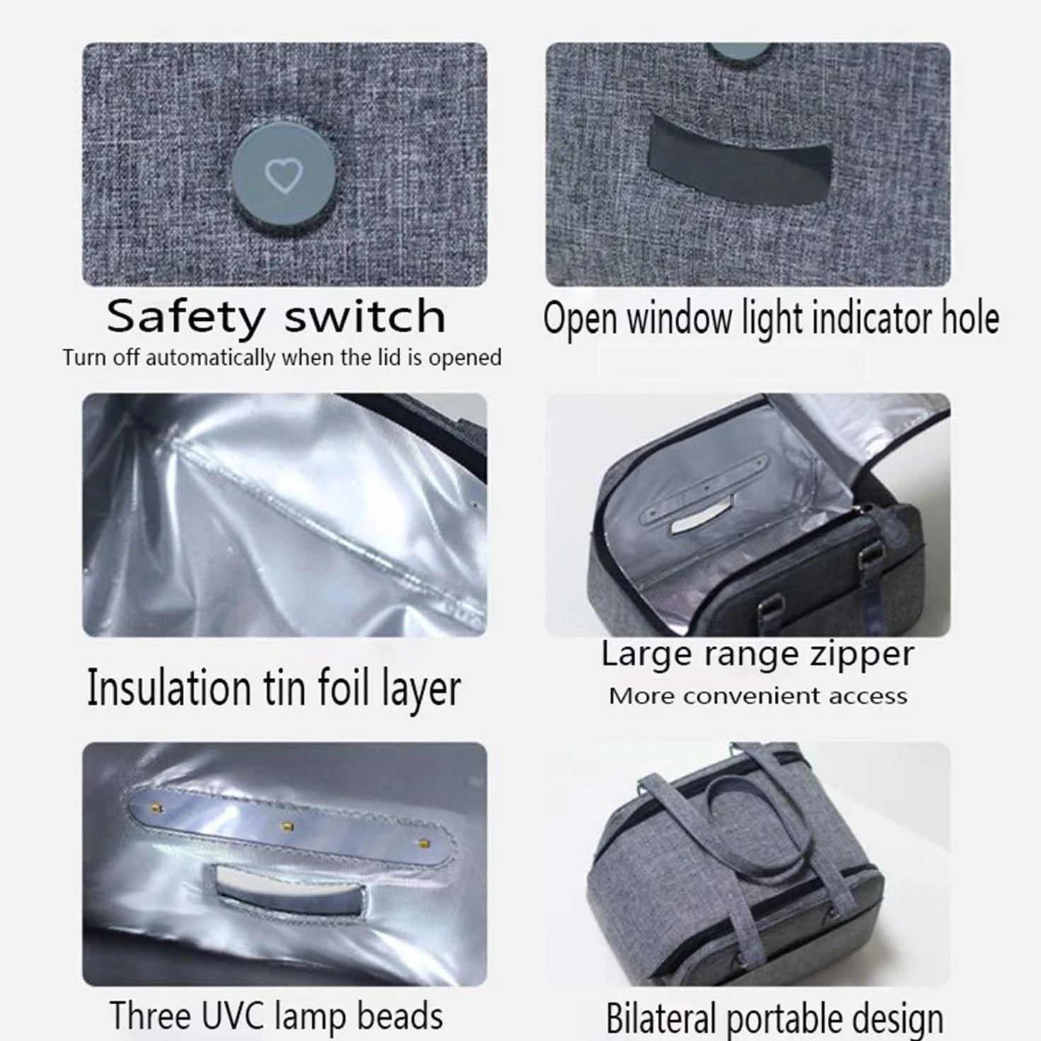 Sac Désinfectant UV pour Téléphone Portable Stérilisateur de Germes Portable/Sac de Désinfection à la Lumière Uvc pour Téléphone Portable Rose