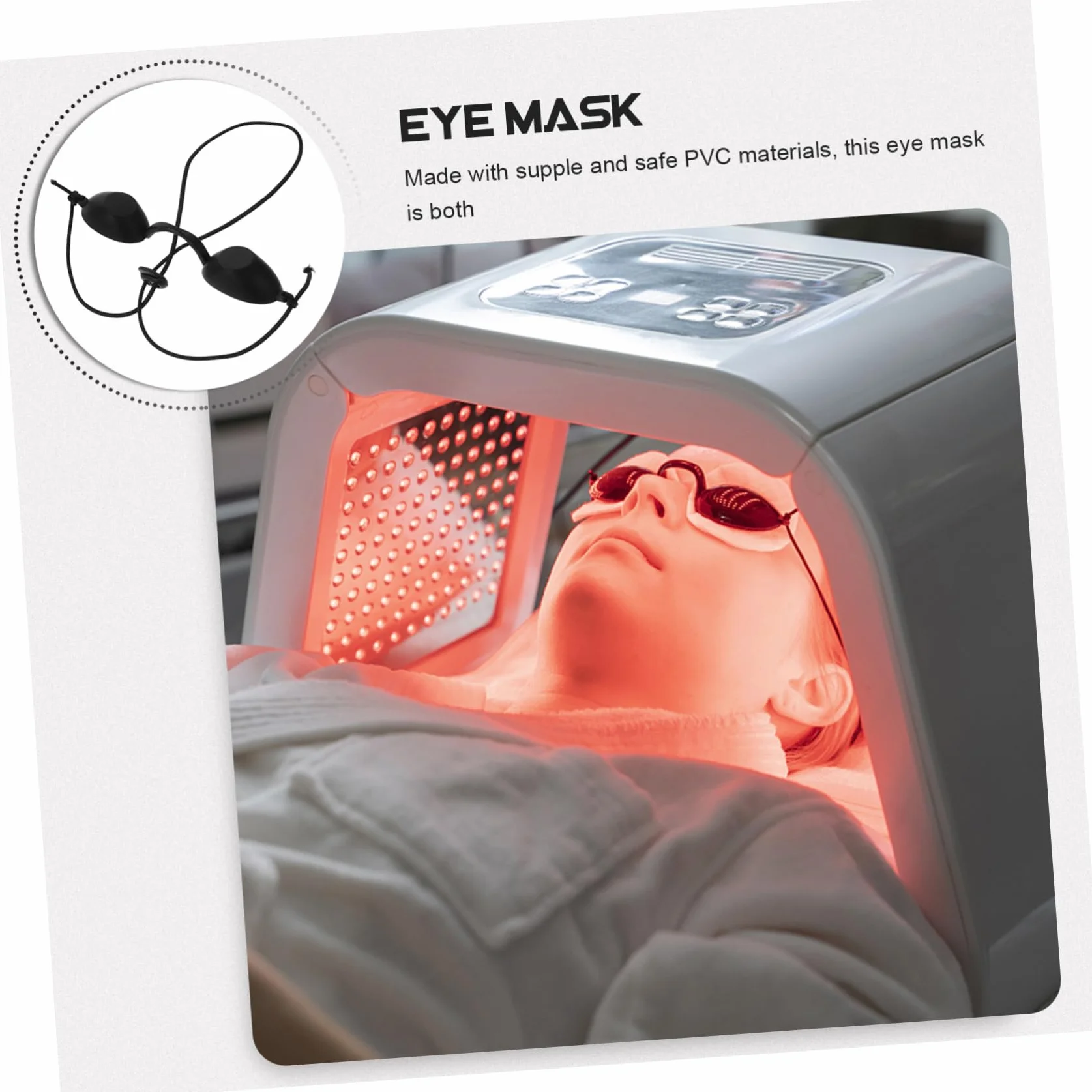 Lunettes de soleil LED Lot de 50 - Protection des yeux - Pour bronzage intérieur - Lunettes solarium lumière rouge - Verre homard - Gel de silice