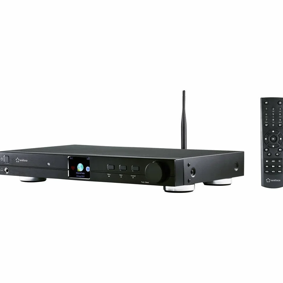 Radio Internet Renkforce RF-DAB-IR1700 WiFi, LAN, Bluetooth, DLNA Noir