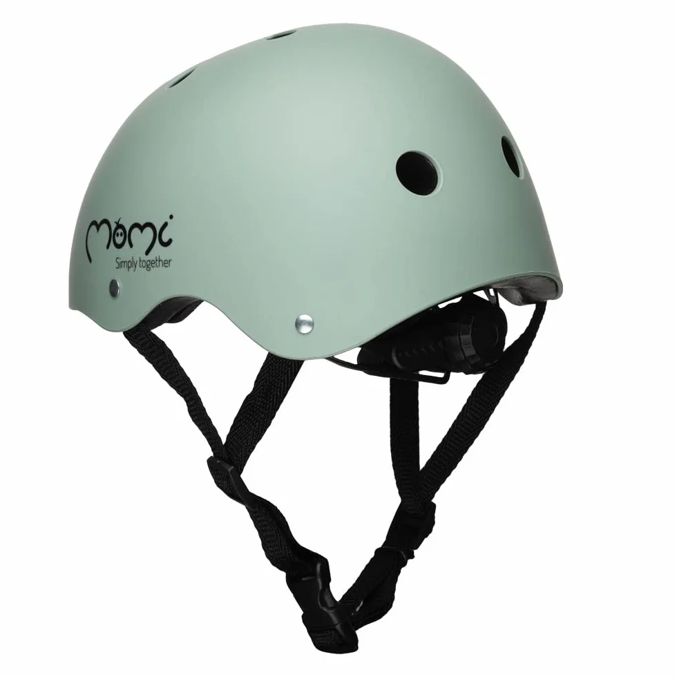 Casque Enfant Ajustable MoMi Mimi, Casque Vélo Antichoc 11 Trous Aération, Mousse Mentonnière Réglable
