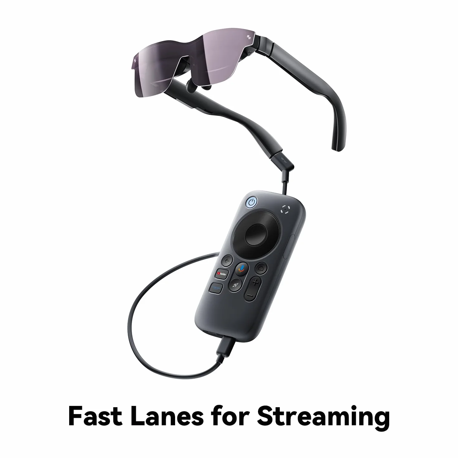 Pocket TV, appareil GTV portable certifié, compagnon pour lunettes RayNeo AR/XR (pas pour Netflix) compatible avec les lunettes RayNeo AR.