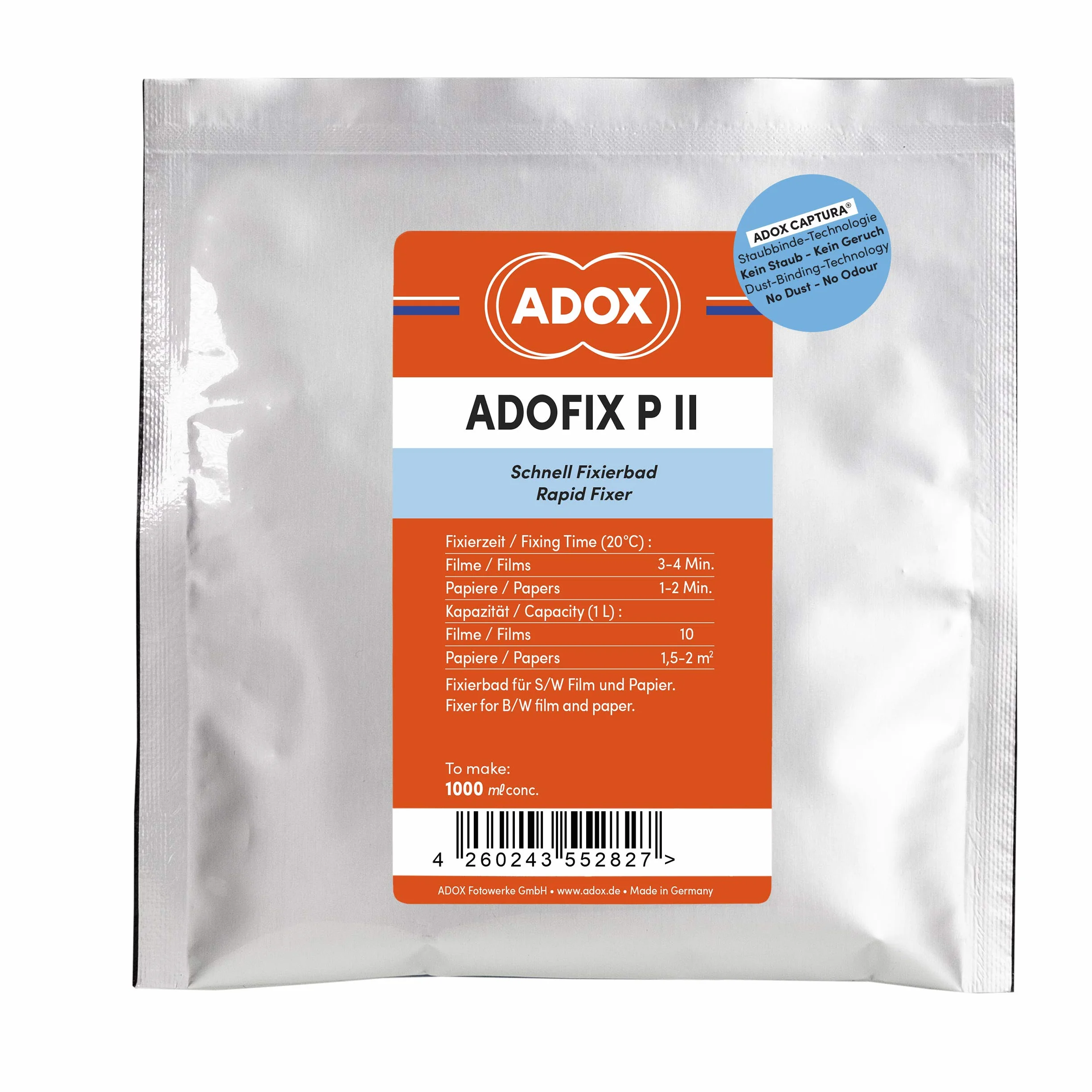 ADOX ADOFIX P II Film Poudre à Fixation Rapide 1 l