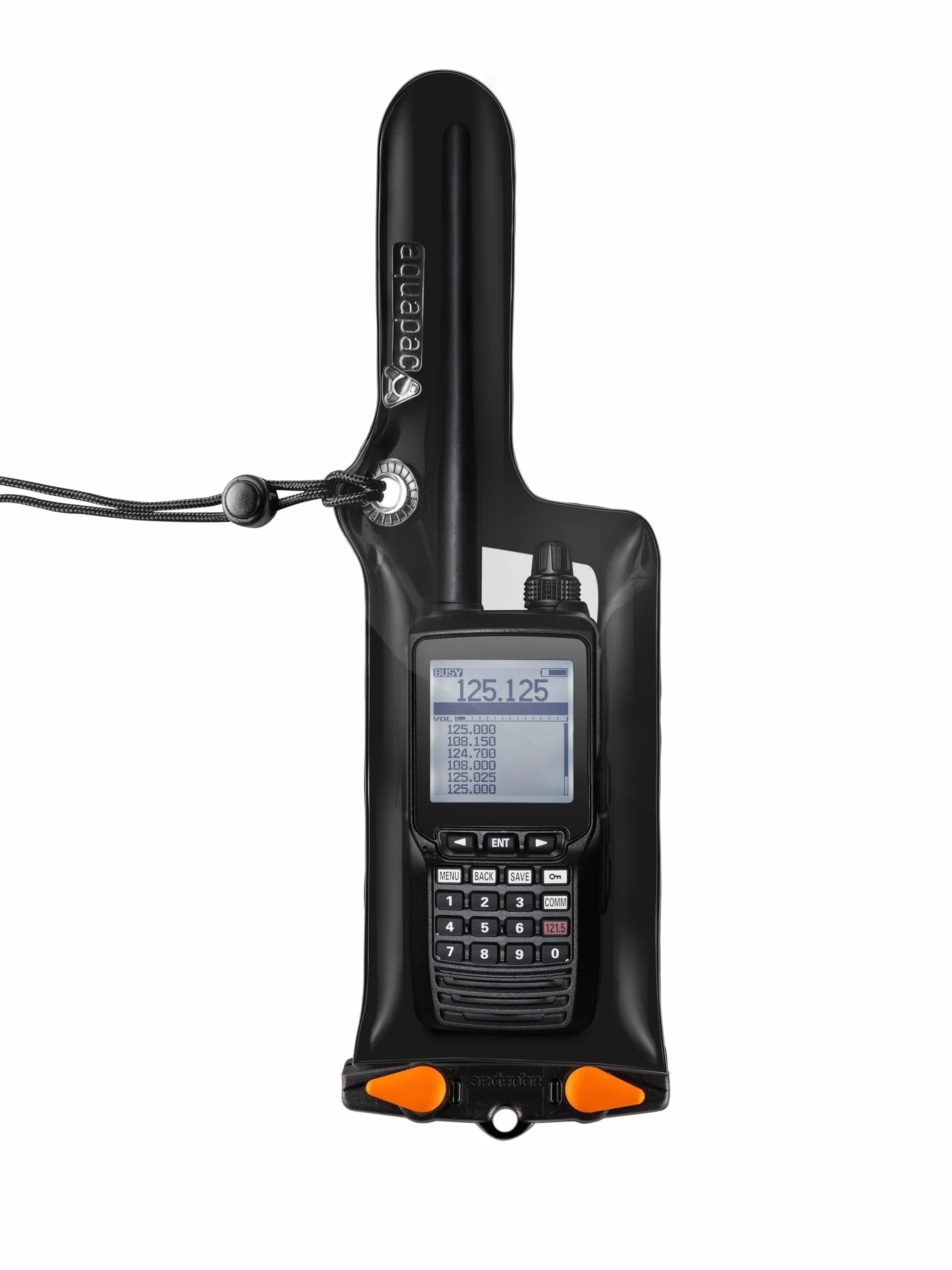 Aquapac Radio VHF Classique Étanche – Housse de Transport en Plastique pour Natation, Surf, Kayak – Housse Étanche pour Talkie-Walkie – Protection et Radio Portable – Petit