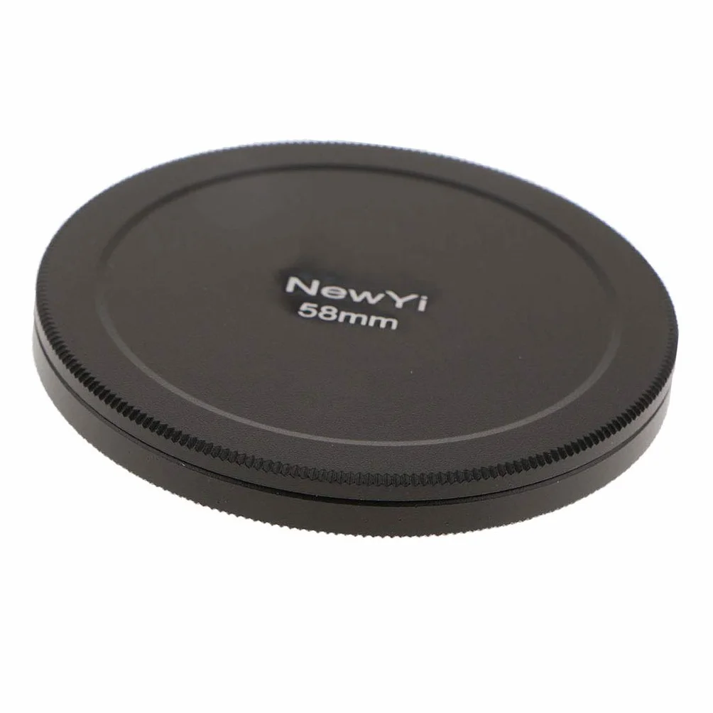 Sourcingmap Étui de protection en métal pour filtre d'objectif d'appareil photo Noir 58 mm