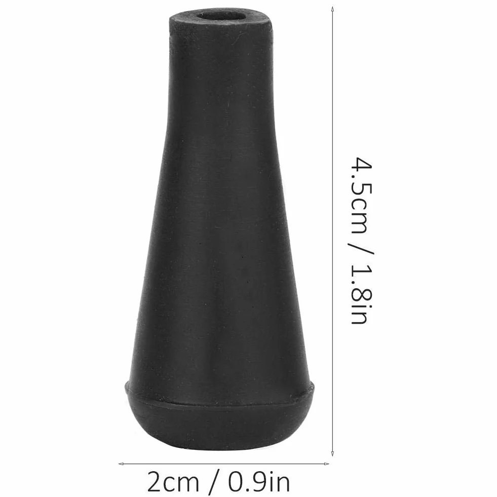 Broadhead de Remplacement Pointe de Flèche Tir à l'Arc Caoutchouc Souple 10PCS 8mm Noir