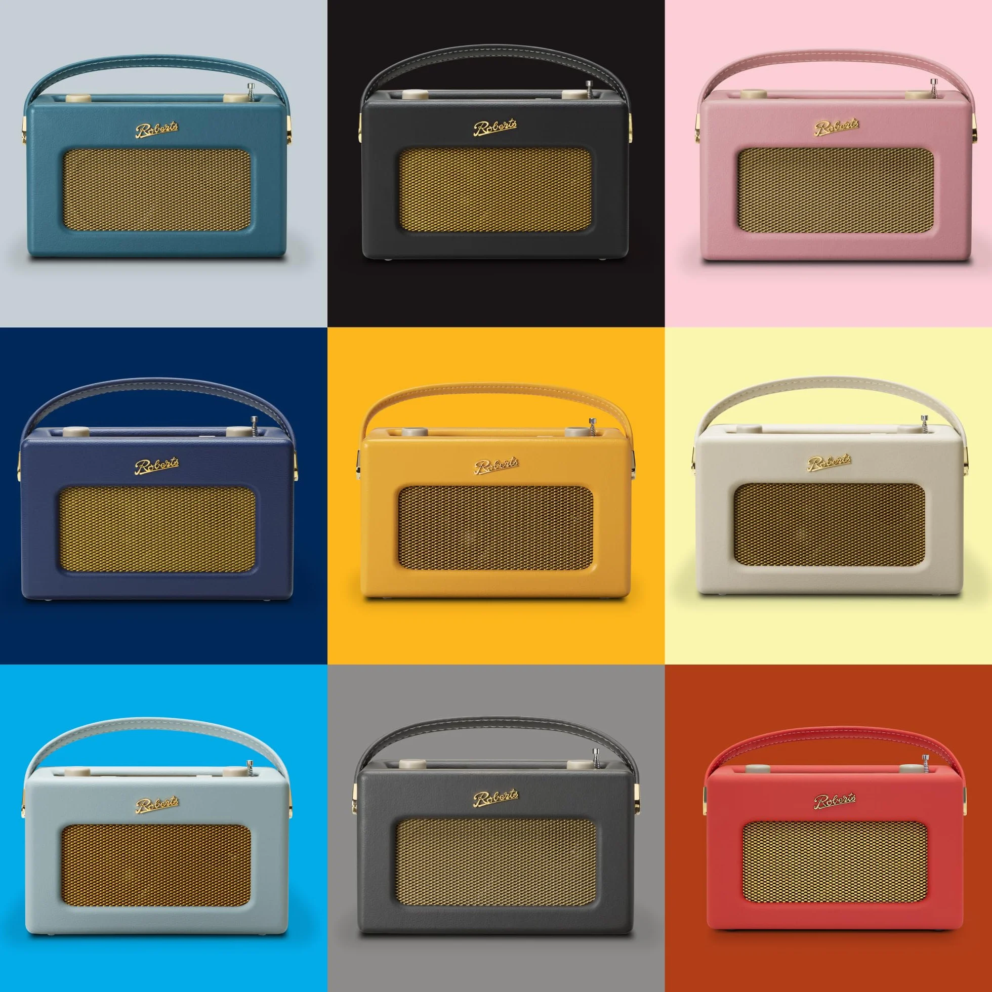 Roberts Revival iSTREAML Radio numérique FM/DAB/DAB+/INTERNET avec Bluetooth, rouge classique