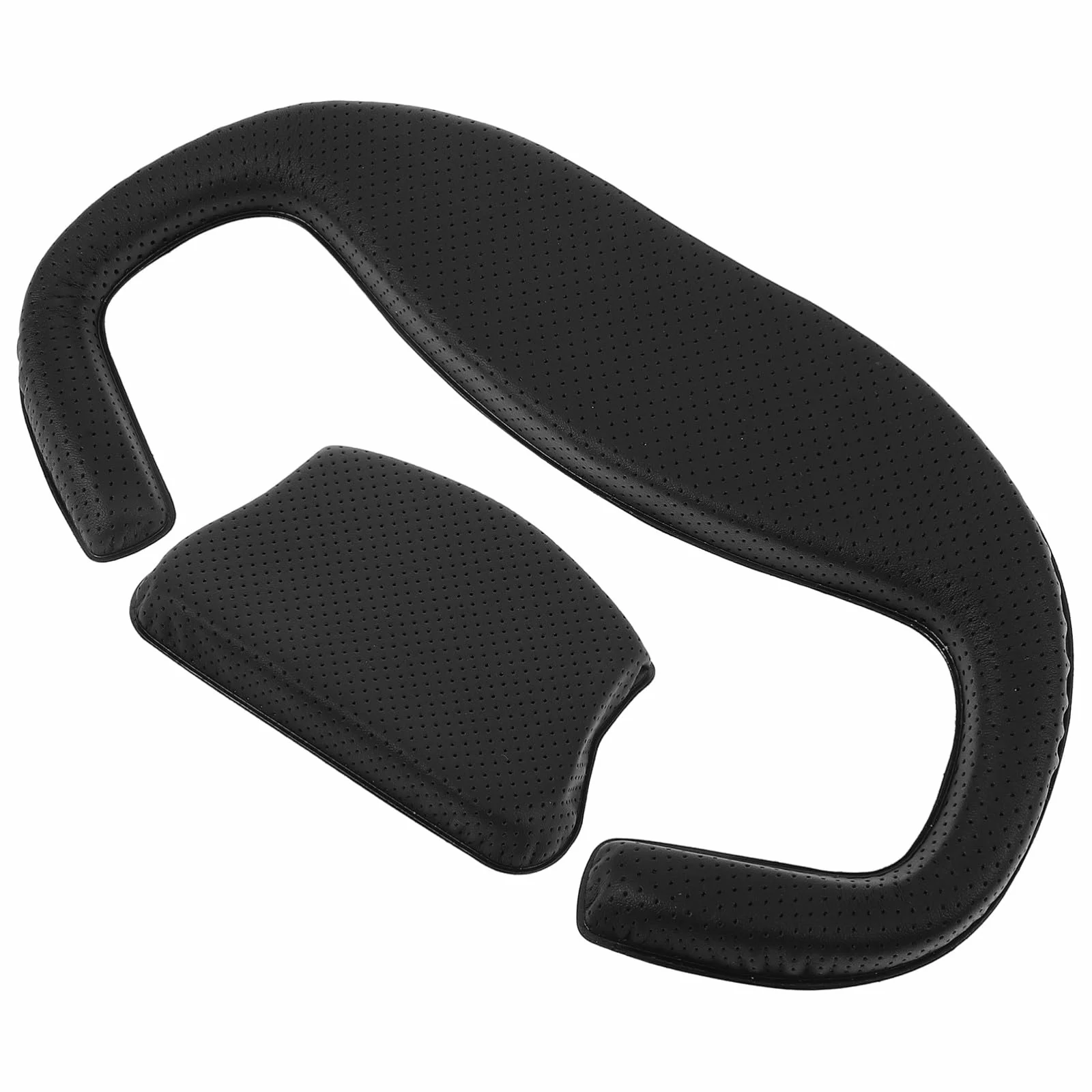 FRCOLOR VR Glasses Face Pad Set Compatible with Pimax Crystal Ergonomic PU Sponge Cushion Light Blocking Sweat Absorption