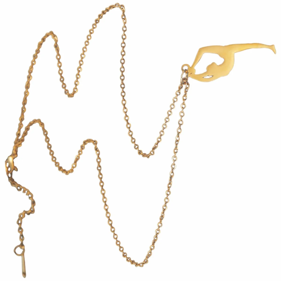 YARNOW collier en or chaîne de cou créative collier pendentif femme bijoux de cou Acier inoxydable Golden