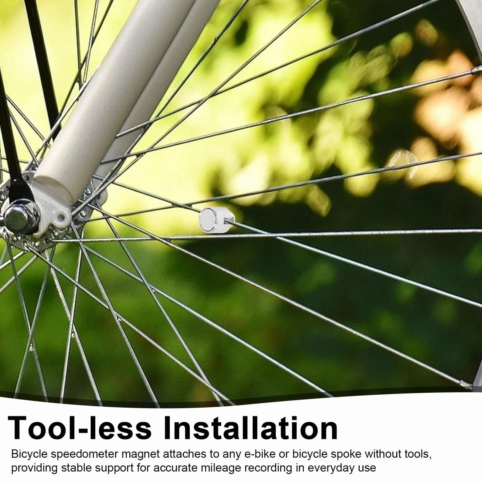 Capteur de Vitesse de Roue 2 Pièces, Aimant Néodyme Fer Bore 12mm pour E-Bike