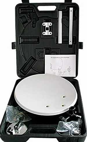 Megasat Kit Parabole portable camping-car complet avec support trépied en aluminium