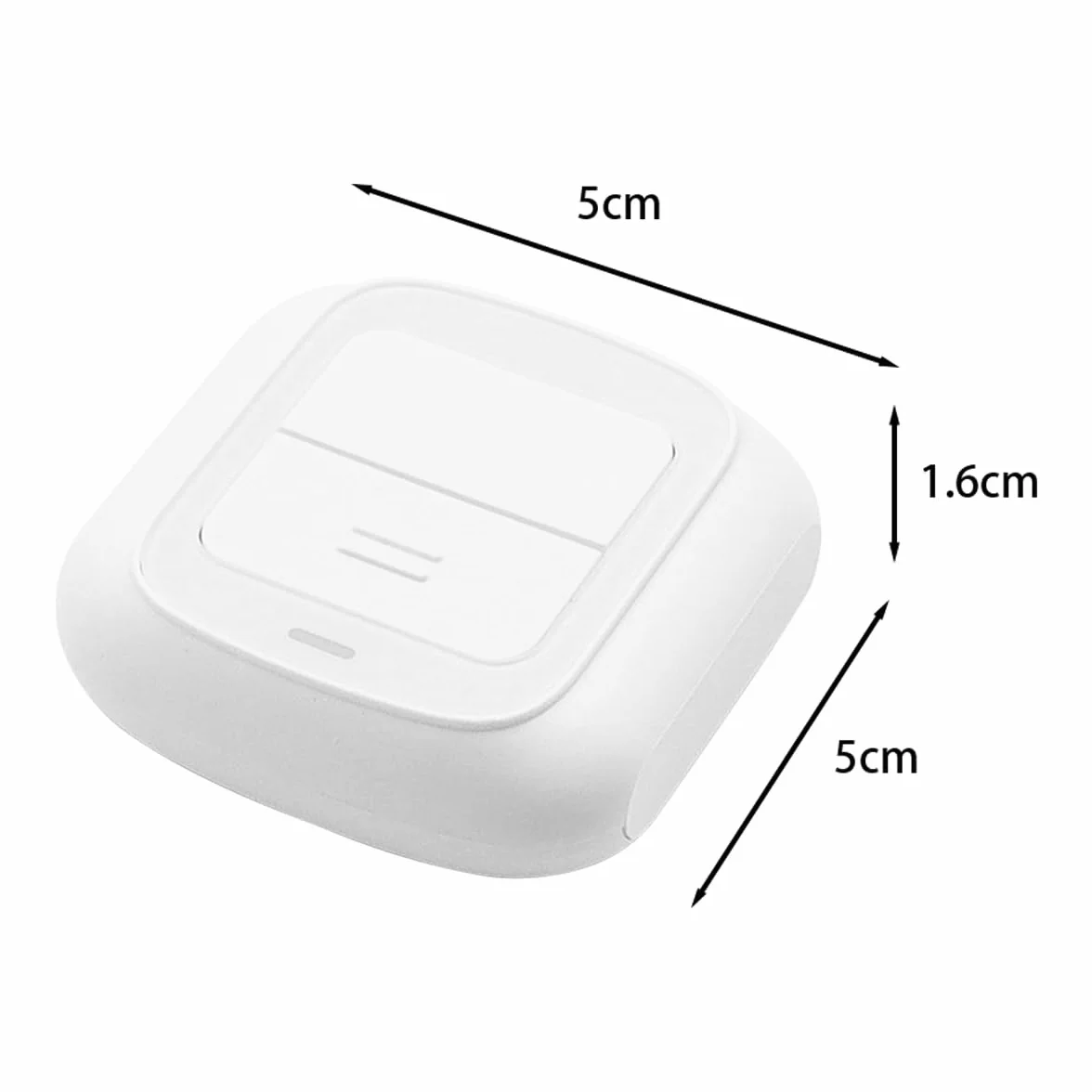 commutateur intelligent commutateur Wifi à 2 boutons commutateur de scène de répéteur intelligent Compatible avec Tuya Smart Life(Incompatible avec Alexa)