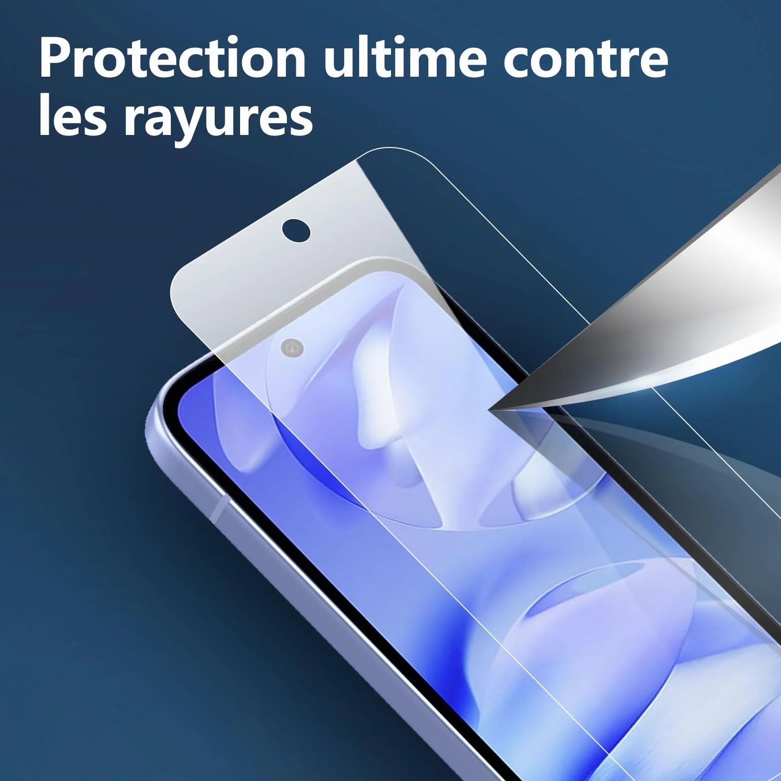 NEW'C Verre Trempé pour Google Pixel 9a Lot de 3, Dureté 9H, Ultra Résistant