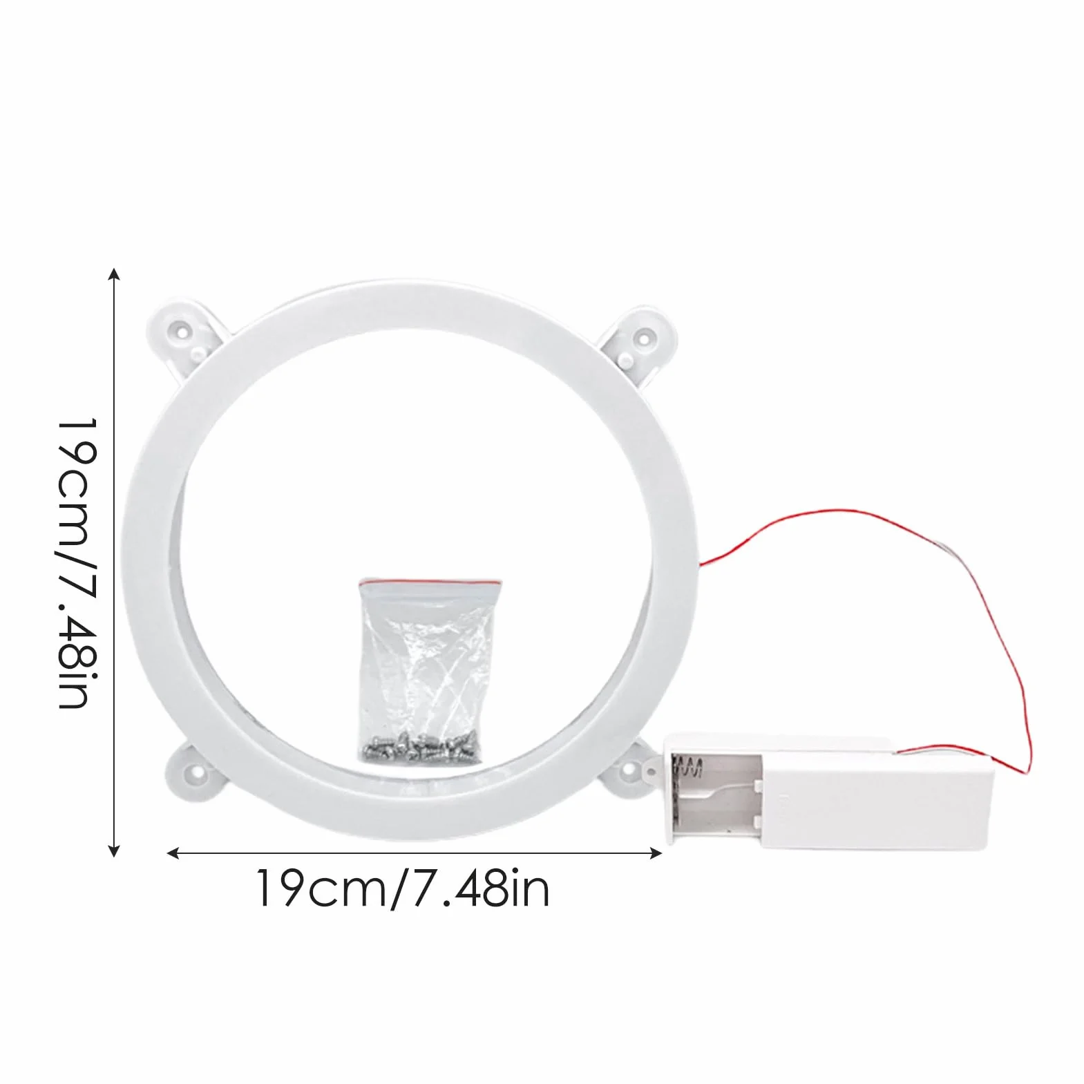 Anneaux de reproduction LED étanches Éclairage pour ensemble de cornhole robuste durable