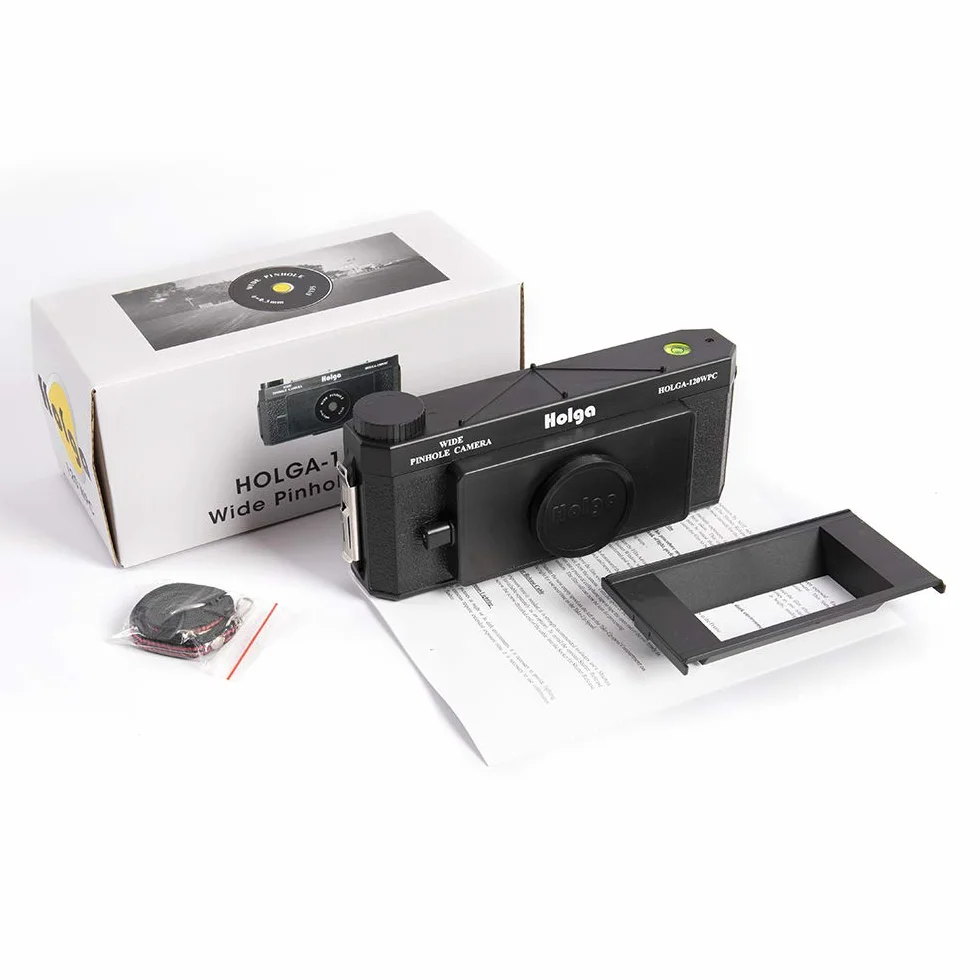 HOLGA Lomo 120 WPC Appareil Photo Large à sténopé Noir Format Moyen 120 WPC