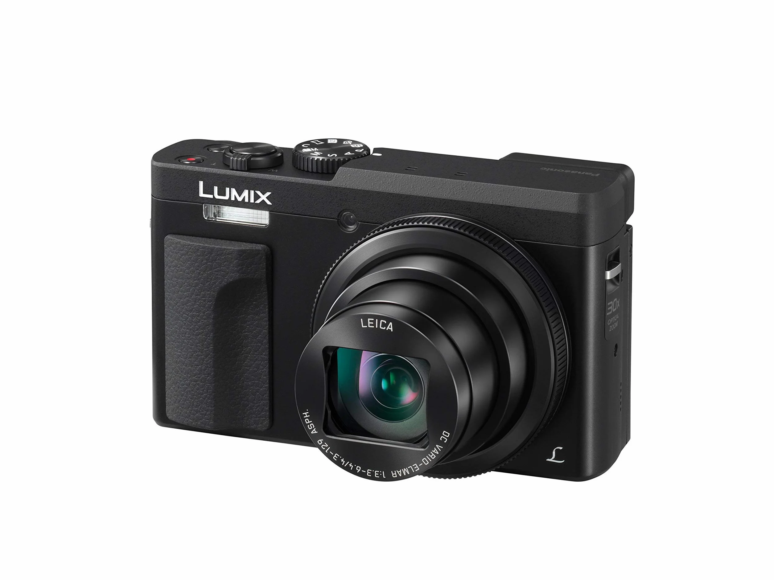 Panasonic DC-TZ90EB-K Appareil photo de voyage compact de poche à zoom 30x – Noir, vidéo et photo 4K, objectif Leica (Reconditionné)