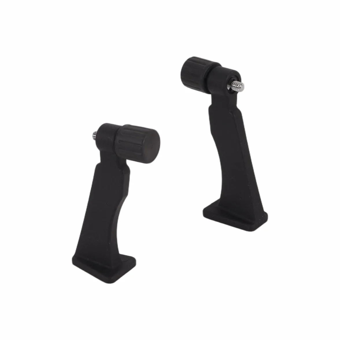 Adaptateur pour trépied de jumelles avec filetage 1/4 pouce – Métal, noir pour télescope et jumelles