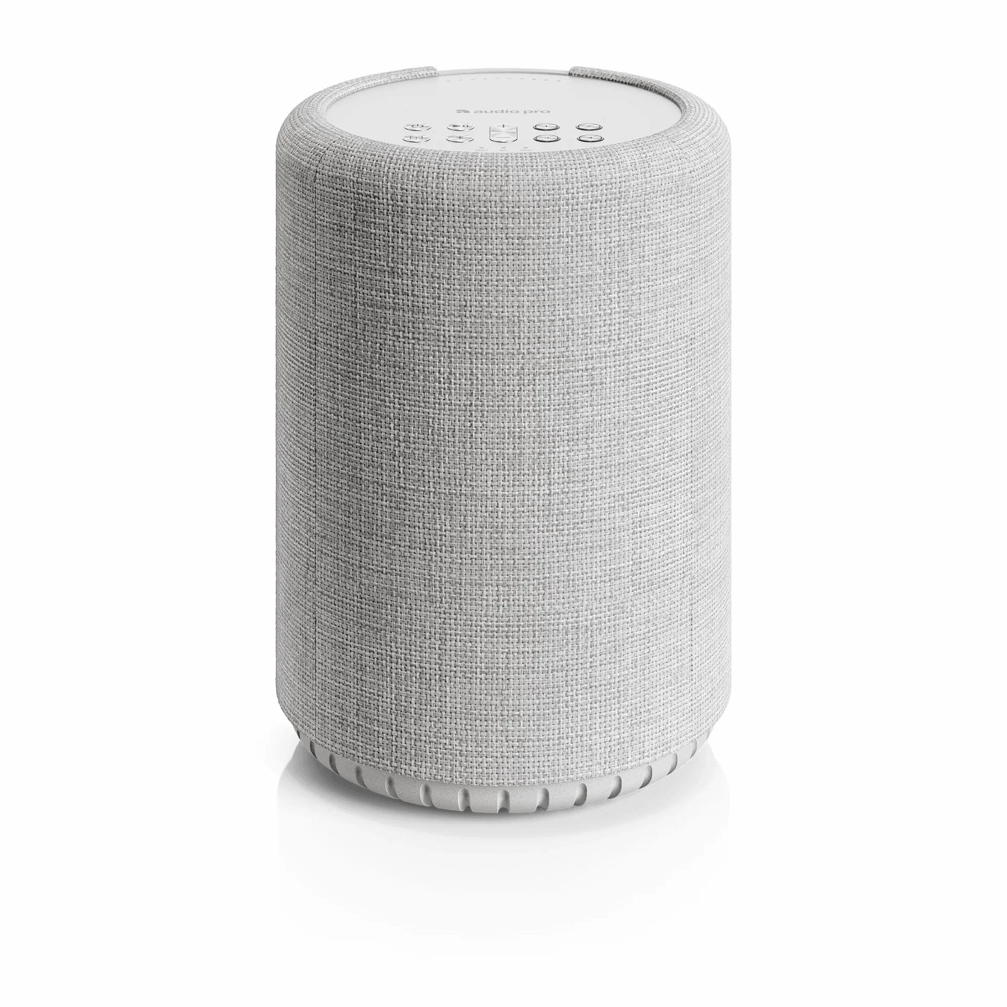 Audio Pro A10 MkII W, enceinte multipièce WiFi et Bluetooth 5.0, classe numérique 52 W, croisement 300 Hz, AirPlay 2, Google Cast, Spotify Connect, Bluetooth 5.0, support mural/plafond (gris clair)