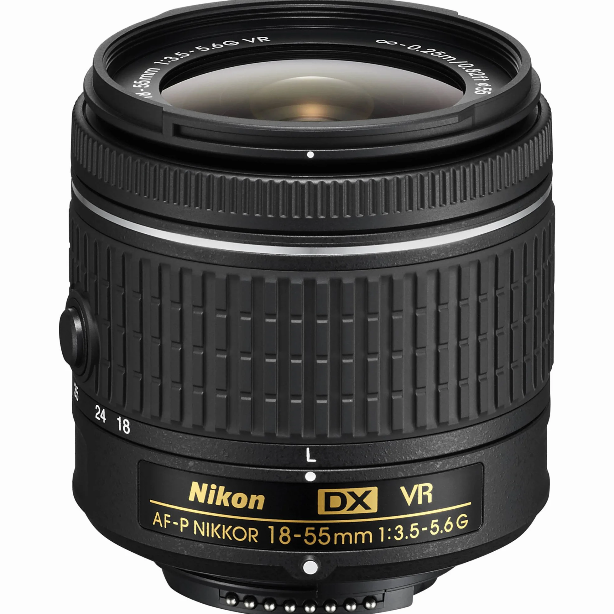Nikon AF-P DX VR NIKKOR Objectif 18-55 mm f/3.5-5.6G pour modèles Nikon 2013 et plus récents (reconditionné)
