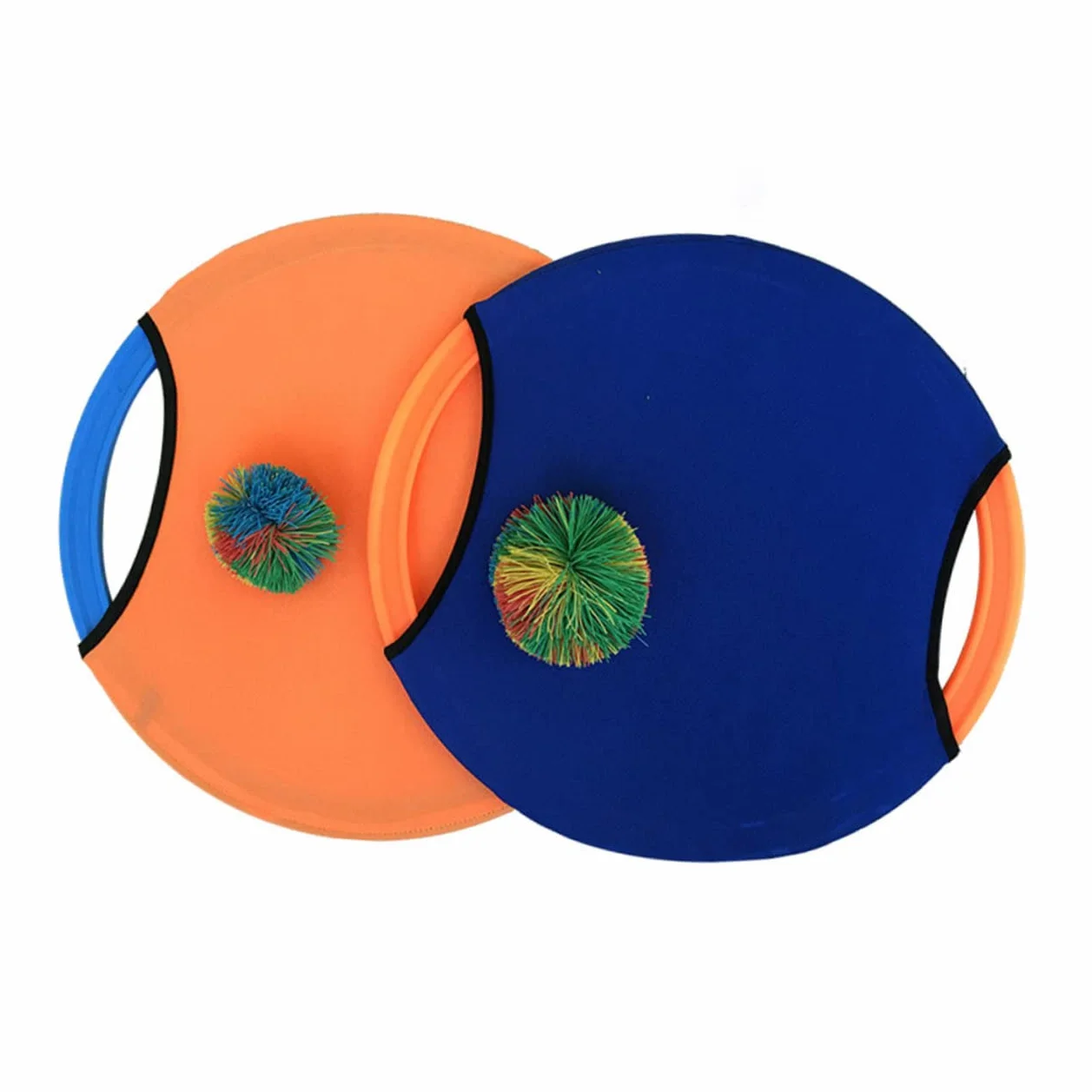 Trampoline Disque Volant pour Enfants 3 Pièces Jeu de Balle en Plein Air