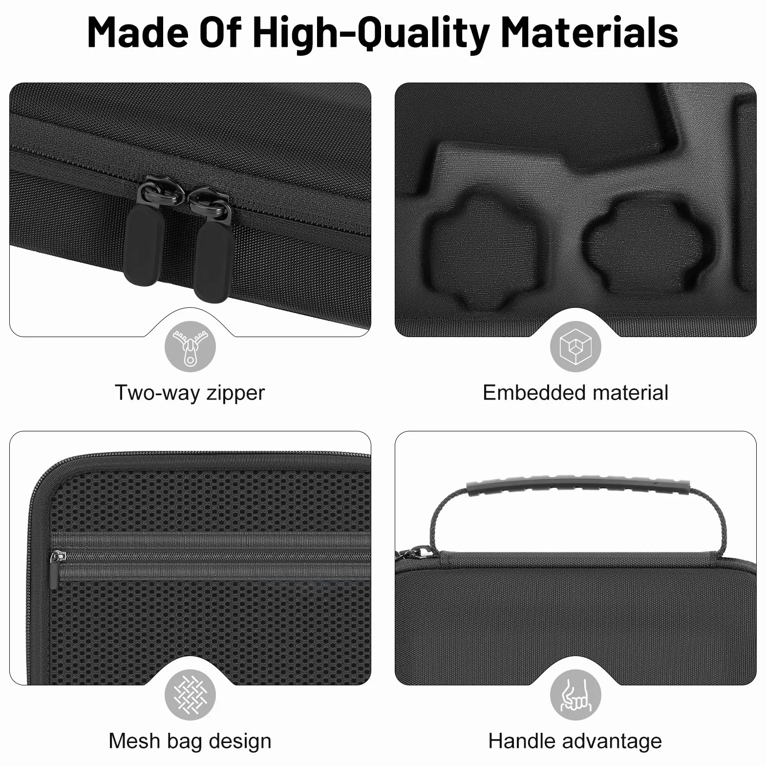 Étui Sac pour DJI Osmo Mobile 7P/8, Sac de Rangement Portable Compact pour DJI Osmo Mobile 7/7P/8 Vlog Combo