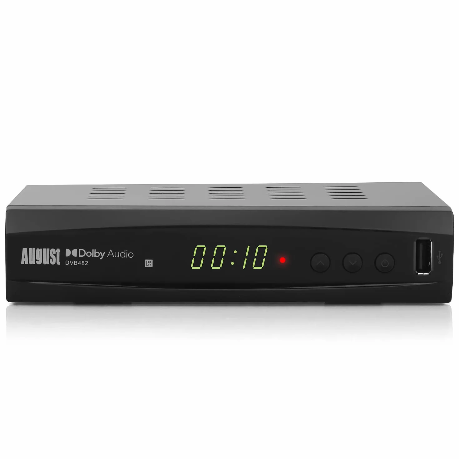 August DVB482 Décodeur Enregistreur TNT HD HDMI Full HD 1080p 2 chaînes simultanées