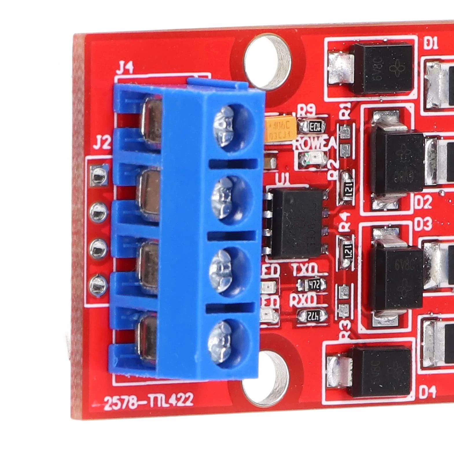 Convertisseur RS422 vers TTL 5V Bidirectionnel Module UART Série avec Protection Surtension