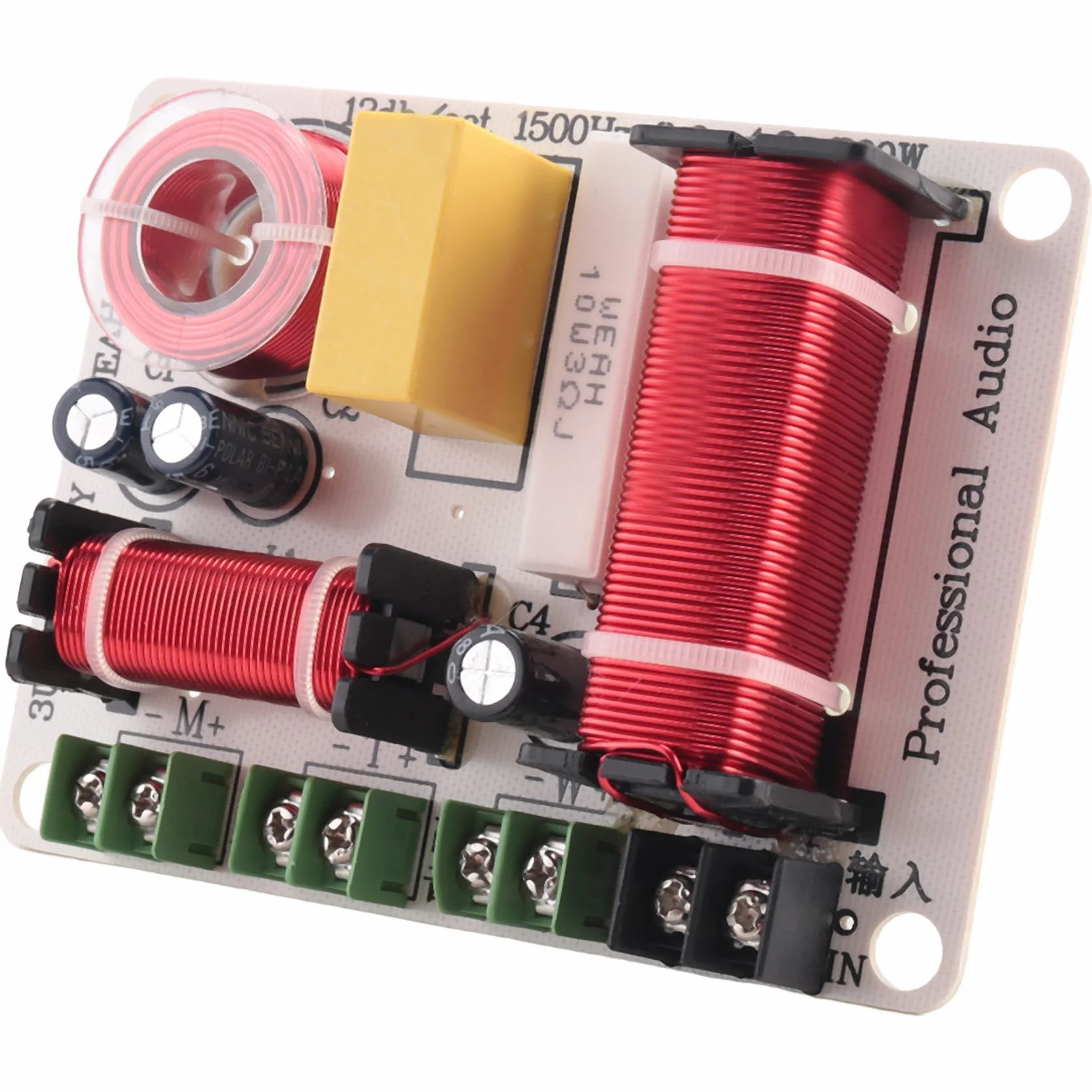 Diviseur de Fréquence Haut-Parleur 3 Voies 300W Filtre Croisé HiFi