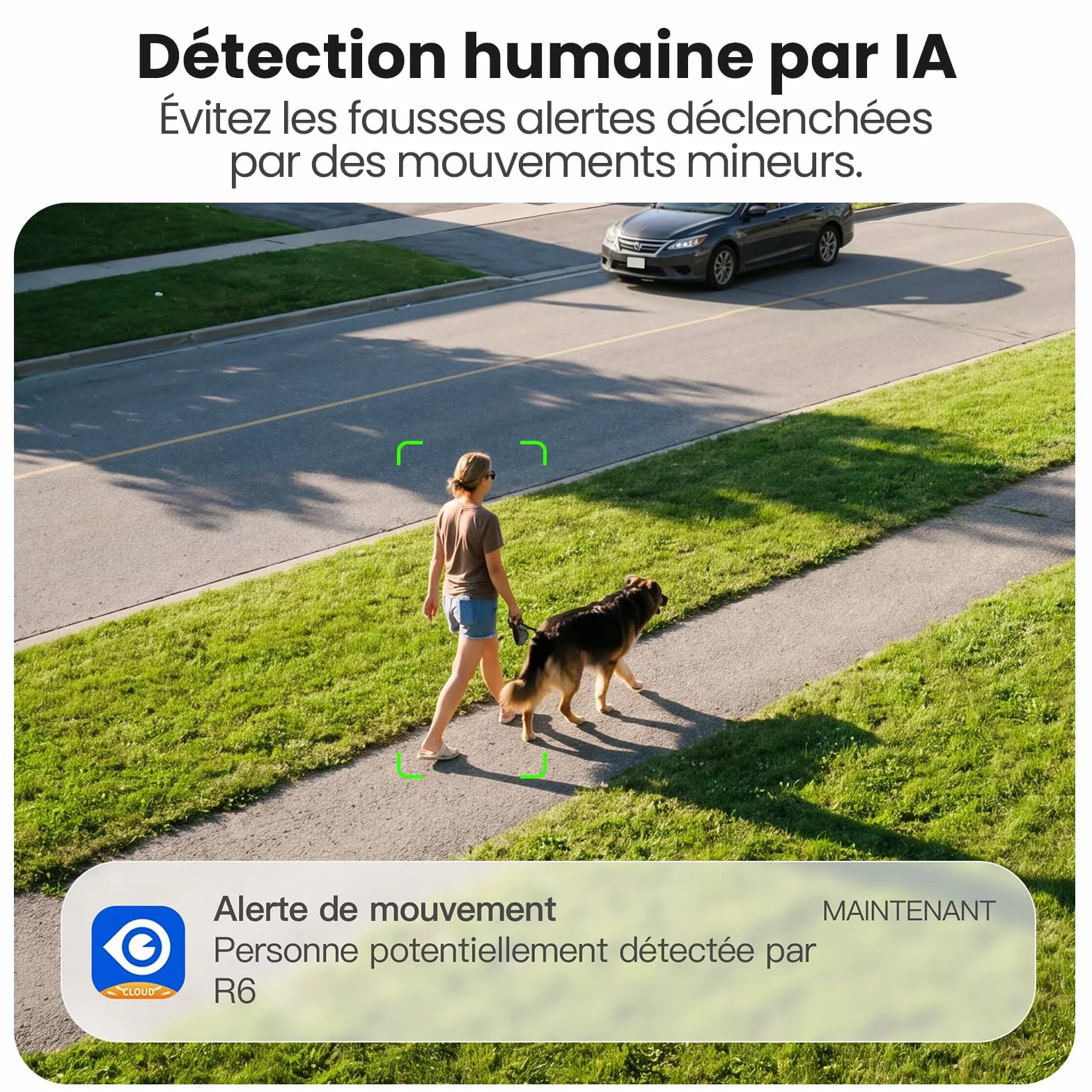 GALAYOU 2K Camera Surveillance WiFi Exterieure sans Fil - Camera Exterieur sans Fil Solaire, 2.4GHz, 360° PTZ Suivi, PIR + Alarme Sonore/Lumière, Audio Bidirectionnel, Vision Nocturne Couleur, IP65