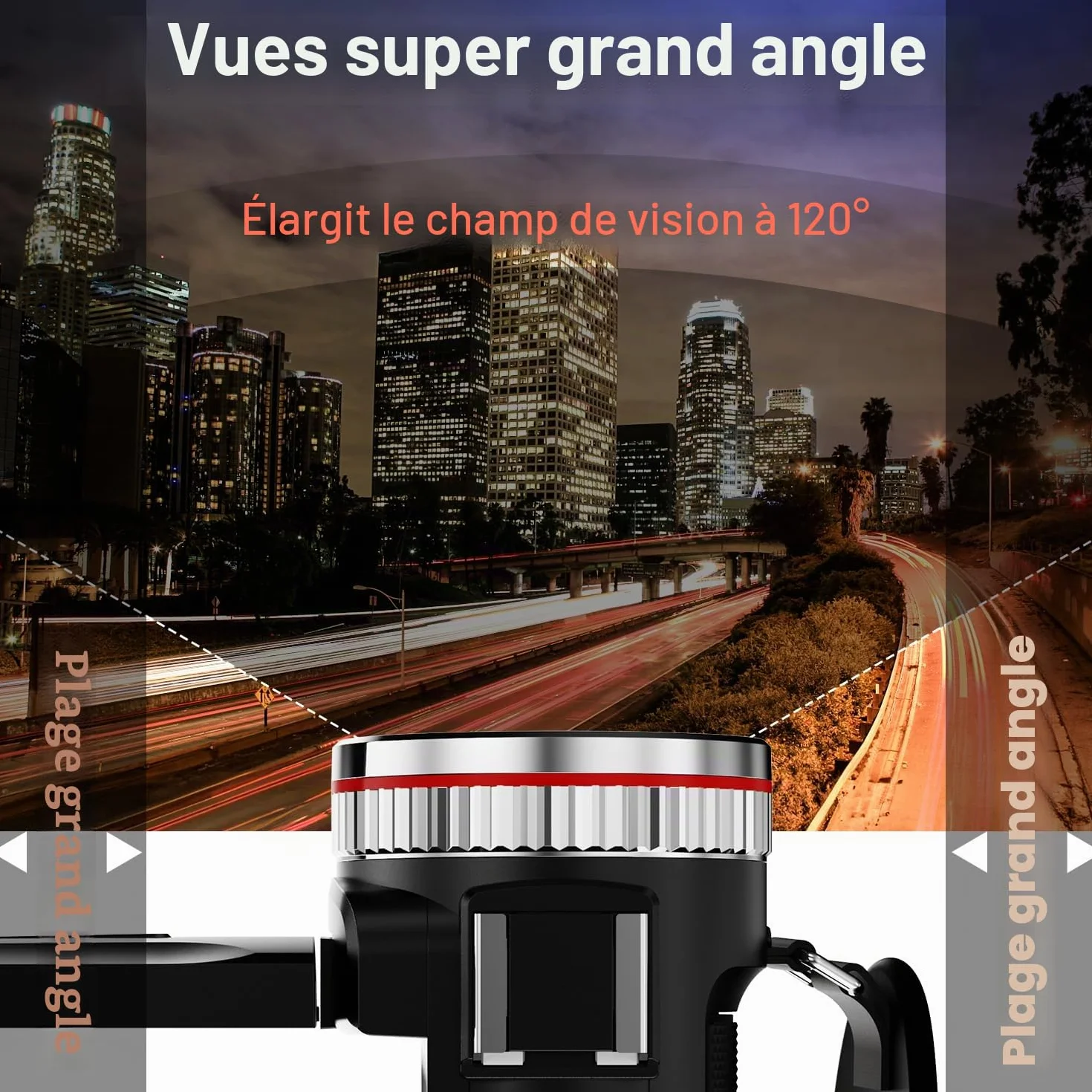 Caméra Vidéo 4K 64MP Caméscope Vlogging avec Écran Rotatif 270°, Carte 64 Go, Microphone, Stabilisateur, Télécommande, 2 Piles