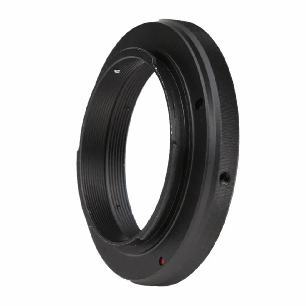 Bague d'adaptation universelle T2 en alliage d'aluminium pour Canon DSLR EOS (M42 x 0,75)