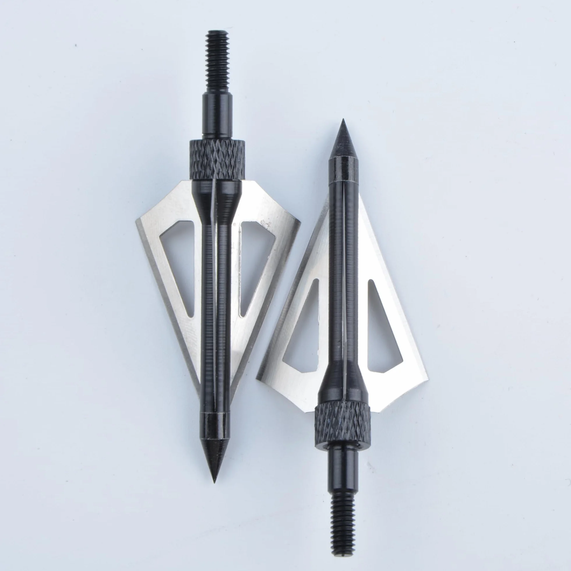 Pointes de Flèches 100 Grain Broadheads Tir à l'arc Conseils avec Boîte Chasse