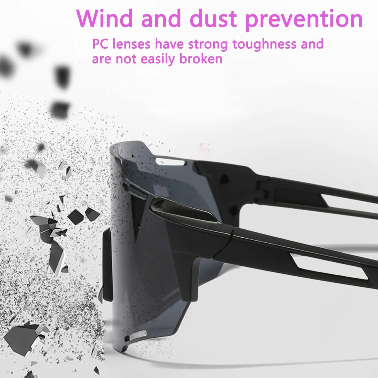 Lunettes de vélo UV400 pour hommes et femmes, moto, course, ski et pêche