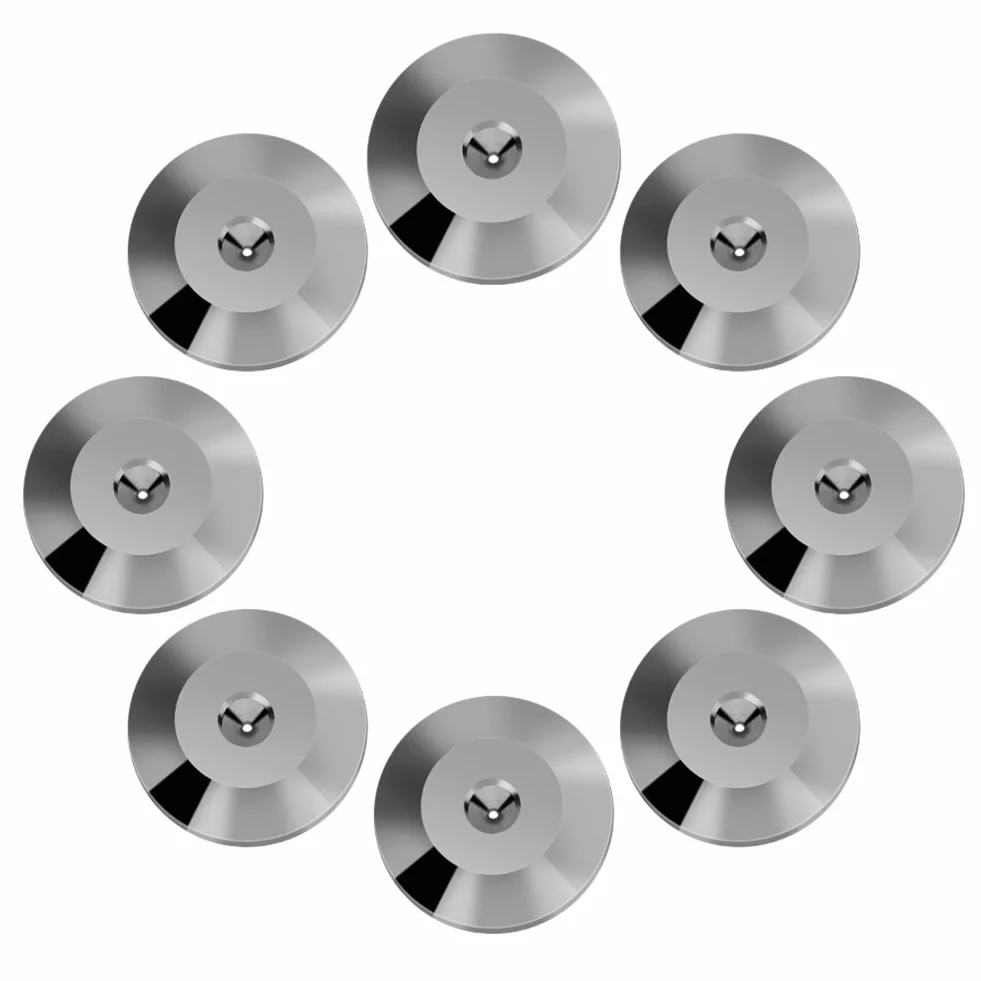 Richer-R Spike Haut-Parleur, 8 Pcs 25 x 4mm Set de Pointes Haut-Parleur (Gris)