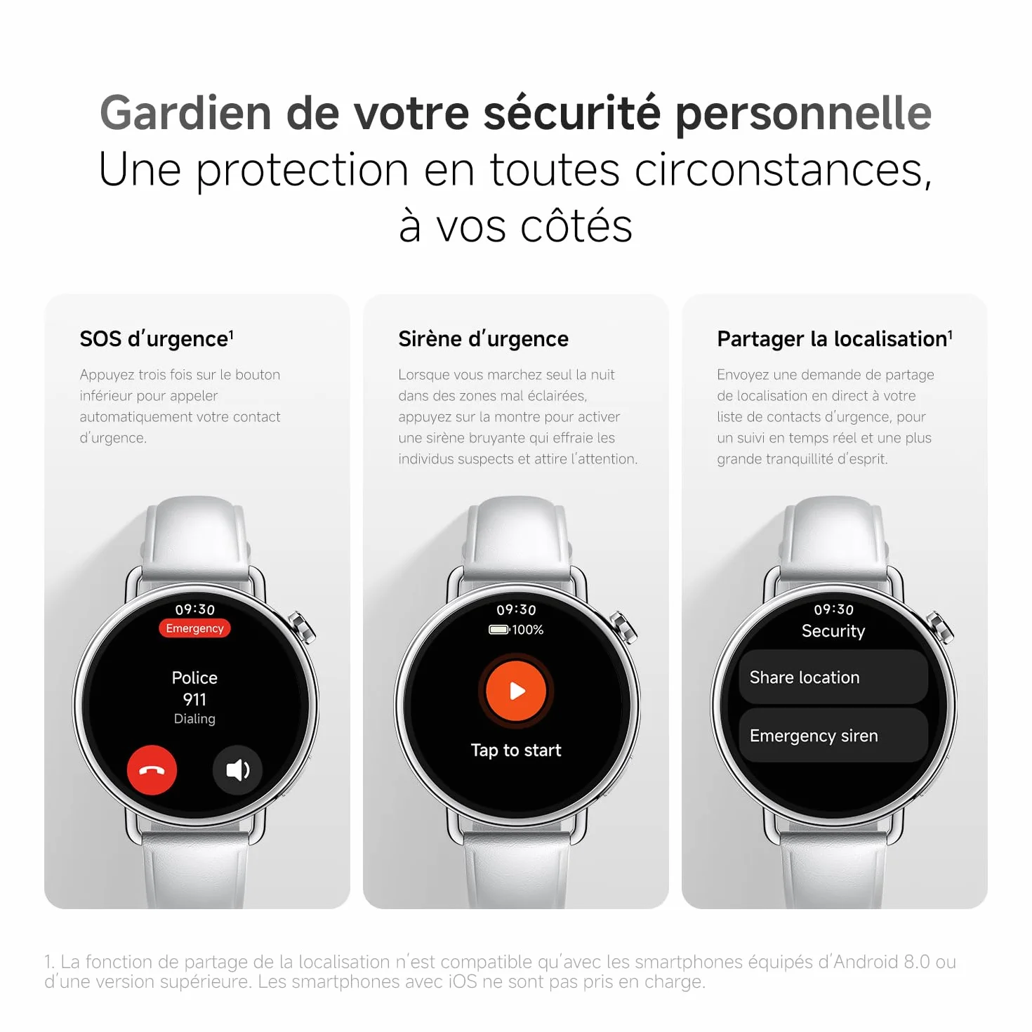 XIAOMI Watch S4 41mm, Montre connectée compacte, boîtier ultra-léger 32g, prédiction cycle menstruel, 150+ modes sportifs, HyperOS 3, Bracelet Cuir Blanc