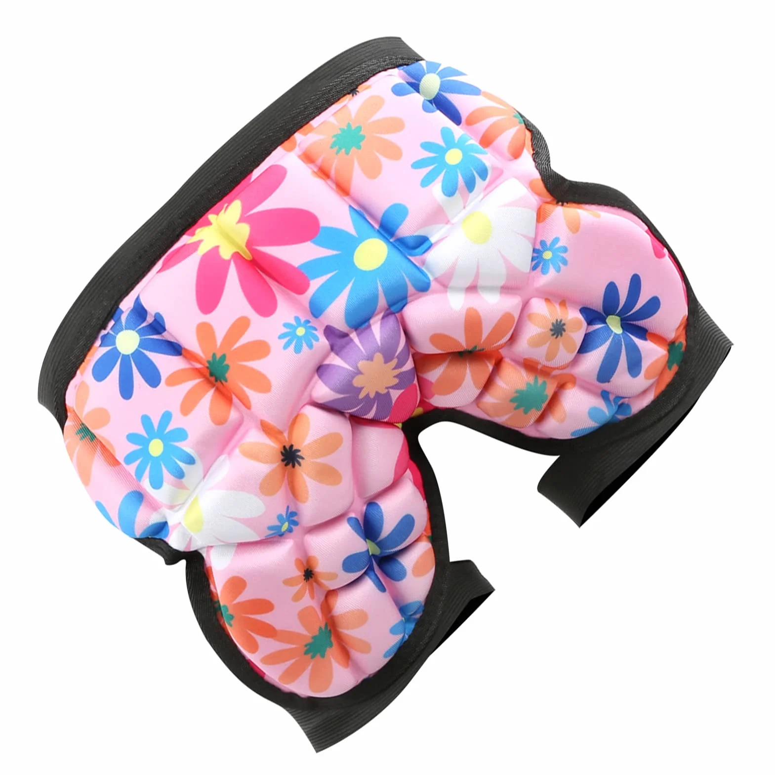 Short Rembourré de Protection des Hanches pour Enfants Snowboard, Équitation (Rouge)