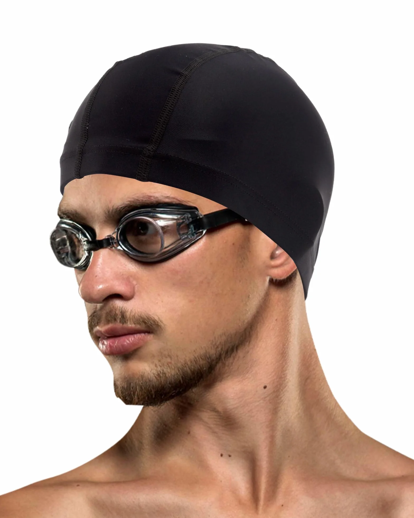 Bonnet de Bain Homme et Femme Haute Élasticité Confortable et Durable