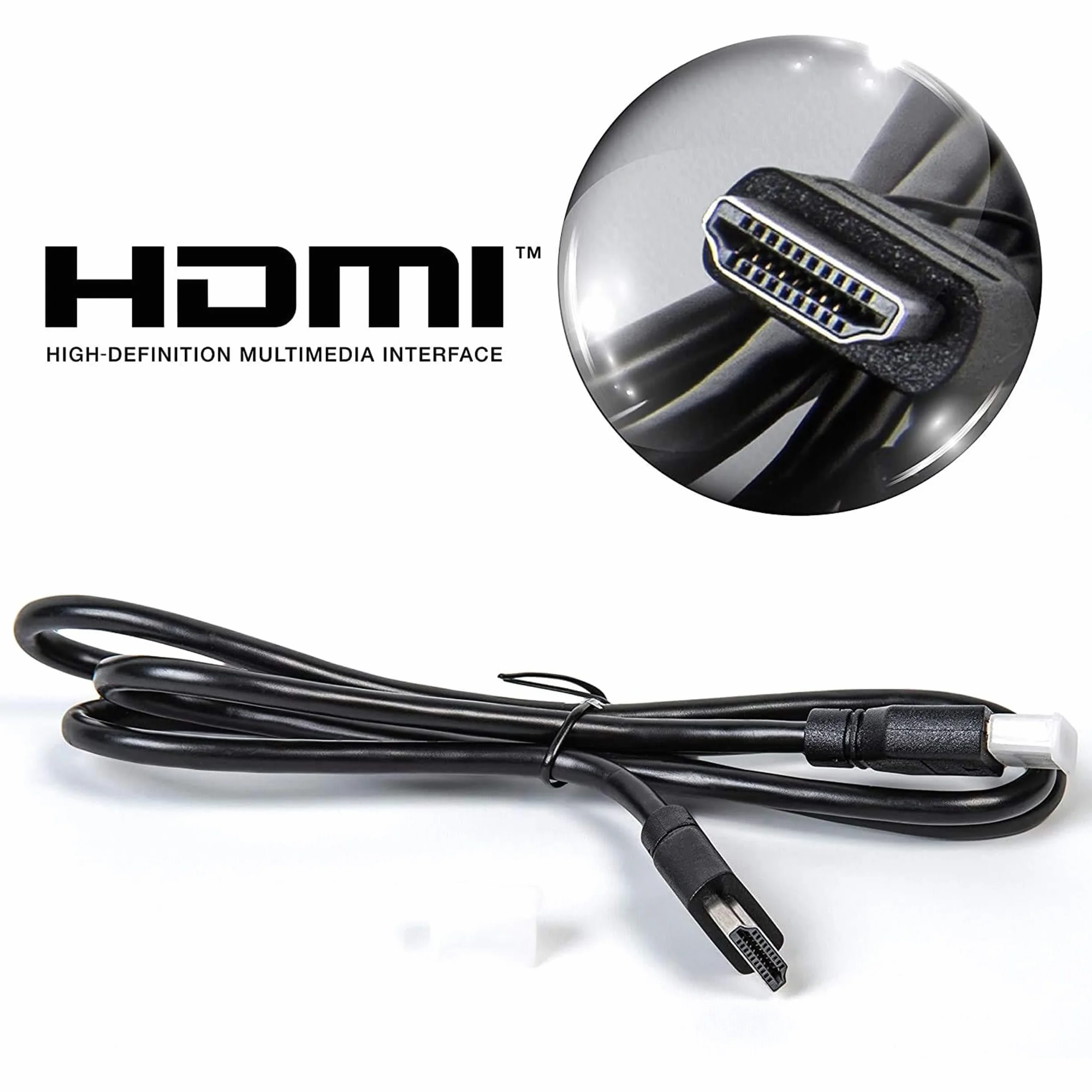 hd-line Récepteur de câble récepteur pour télévision numérique par câble 2990 Combo DVB-C (HDTV, DVB-C/C2, DVB-T/T2, HDMI, Péritel, USB 2.0, Wi-FI en Option) + câble HDMI Noir
