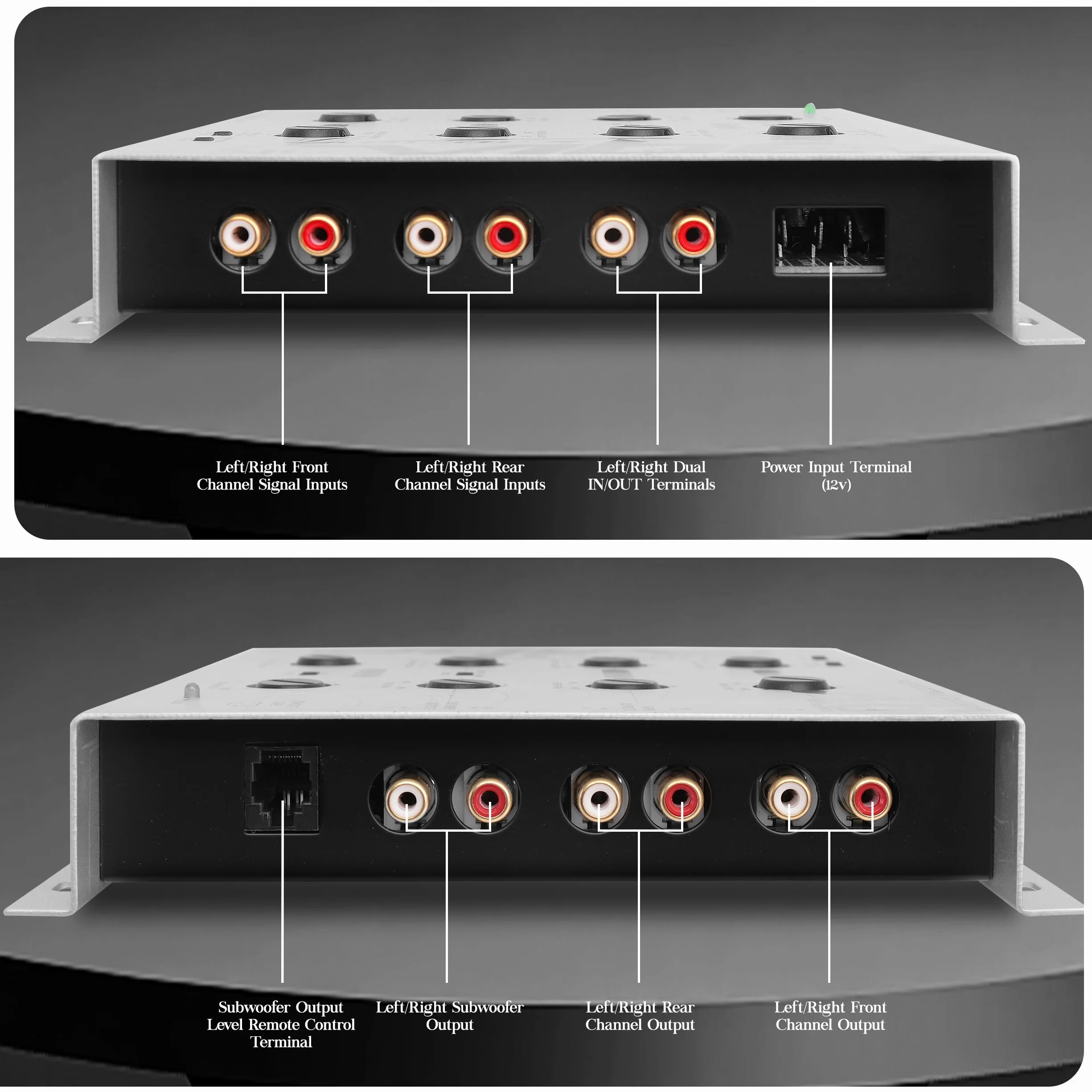 Lanzar VIBEX6 Vibe Réseau croisé électronique 3 Voies avec télécommande pour Caisson de Basses