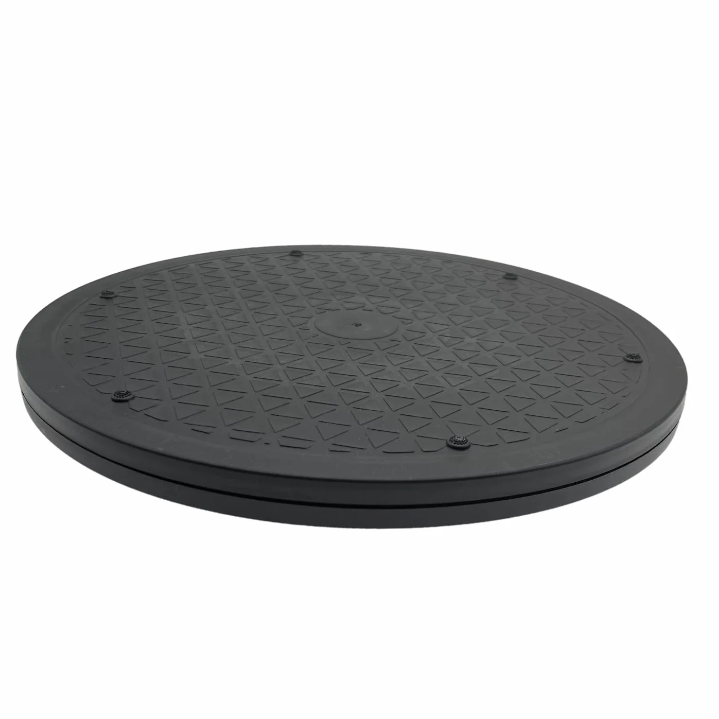 CCHAMP Plateau tournant Lazy Susan de 25 cm, plateforme rotative à 360 degrés, base pivotante polyvalente, plateau tournant pour TV, support de moniteur PC, plantes bonsaï