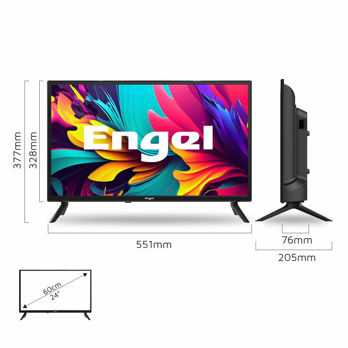 Engel LE2466T2 24" LED HD Televisione