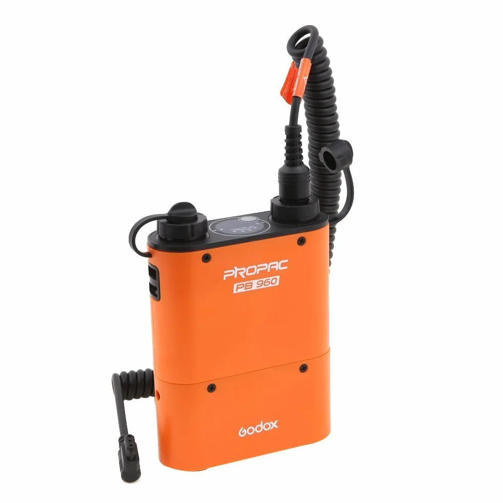 Godox PB CX PB960 PB820 Batterie au lithium Câble d'alimentation pour GODOX V1Pro C/N/S/F/O/P TT685 TT685II Series, Yongnuo YN56 YN68 Series, Canon 600EX, 580EX II, 580EX, 430EZ, 540EZ, 550EX Flash