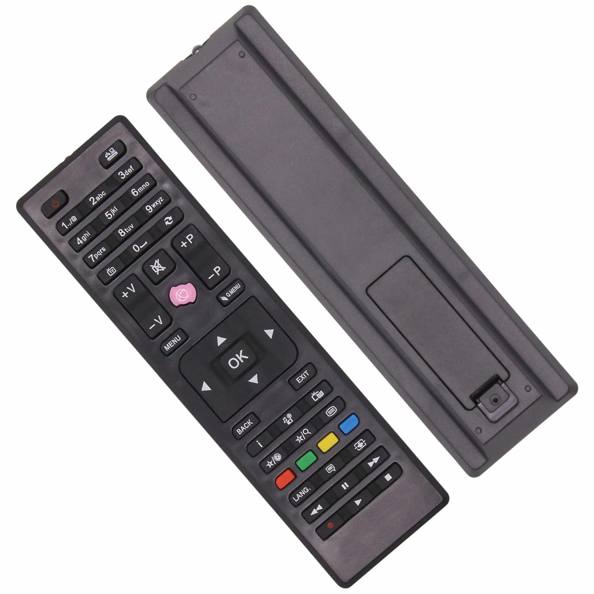 Riry RC4875 Télécommande Universelle pour TV Tucson Continental Edison Techwood Listo Clayton AYA Grandin Hyudai Technika Telefunken Edenwood Digihome Oceanic - Aucune Configuration Nécessaire