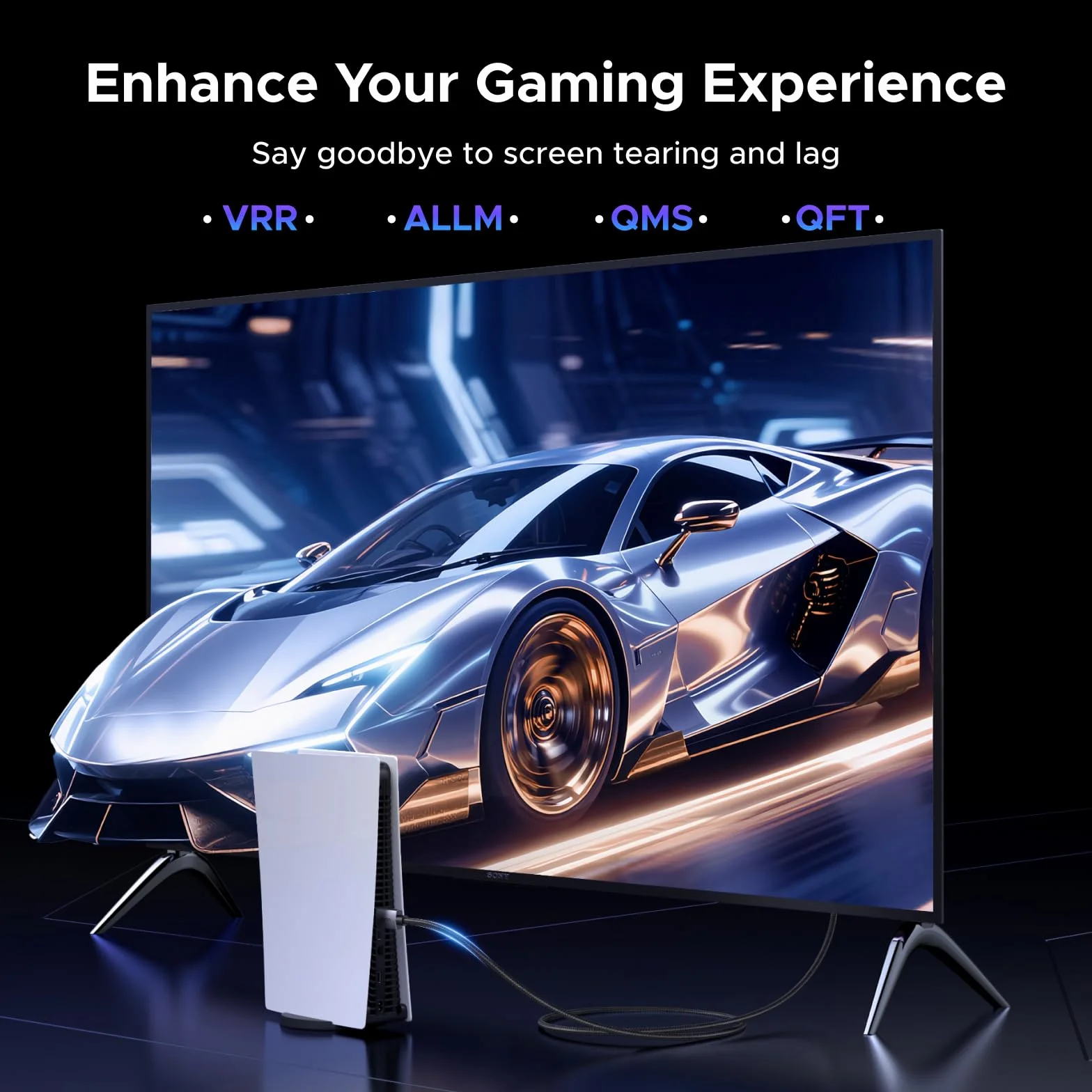 UGREEN 8K Câble HDMI 2.1 Coudé 90° 10K 8K 60Hz 4K 240Hz Haute Vitesse 48Gbps Cordon HDMI Aluminium Dynamic HDR Dolby Atmos HDCP Tressé en Nylon Compatible avec PS5 4 Xbox MacBook Pro Blu Ray HDTV (2M)